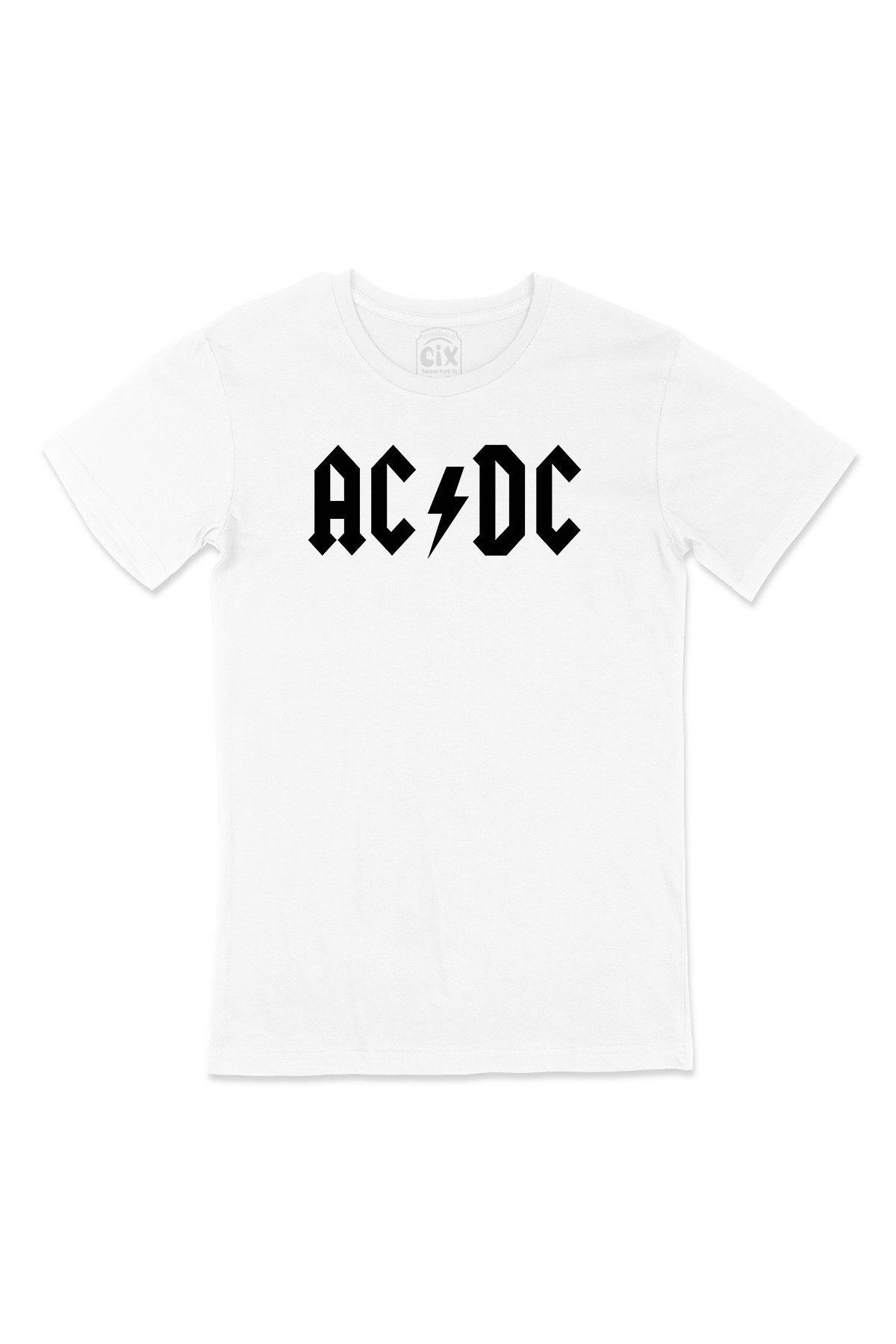 AC DC Siyah Logolu Tişört