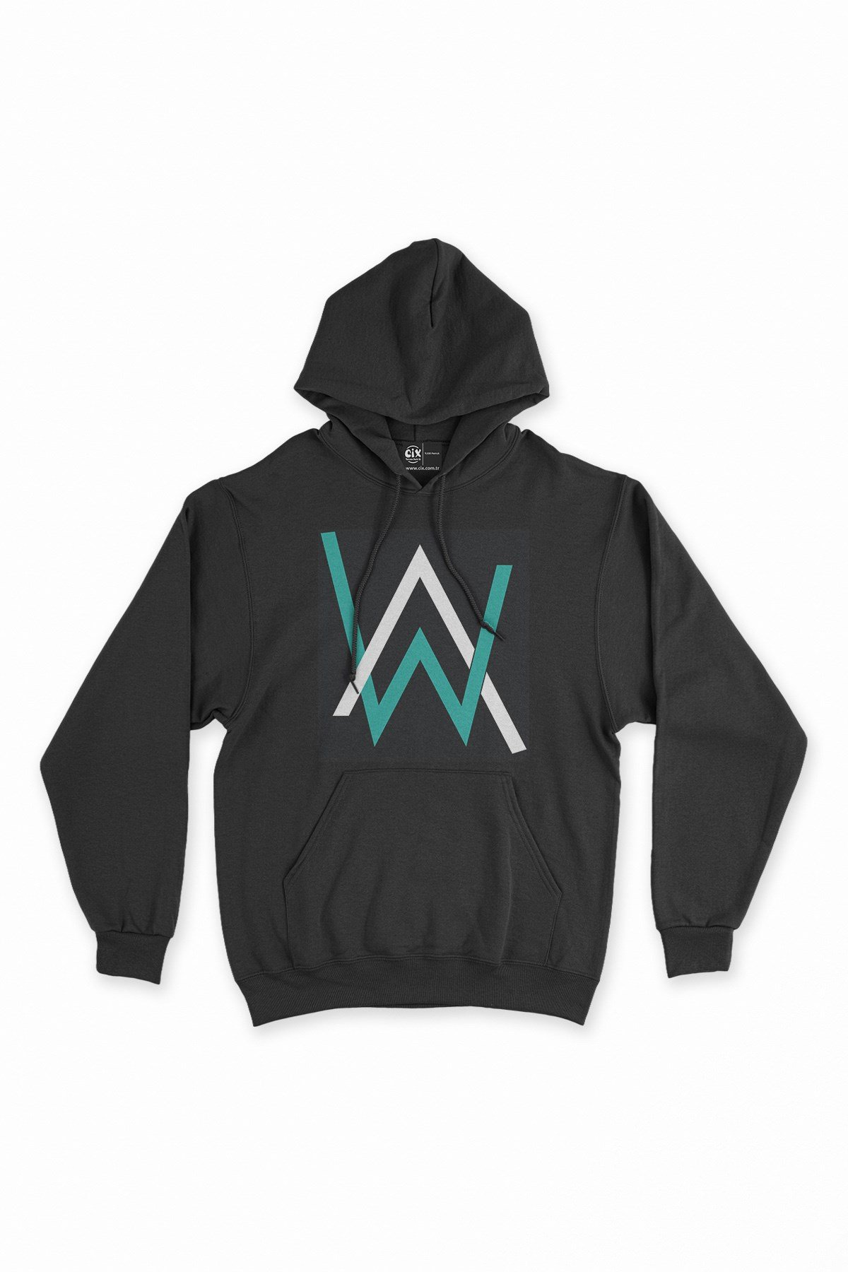 Alan Walker Siyah Kapşonlu Sweatshirt Hoodie