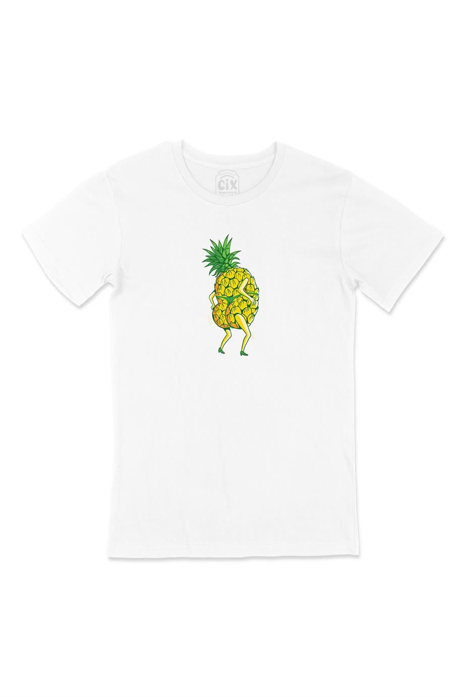 Ananas Girl Beyaz Tişört