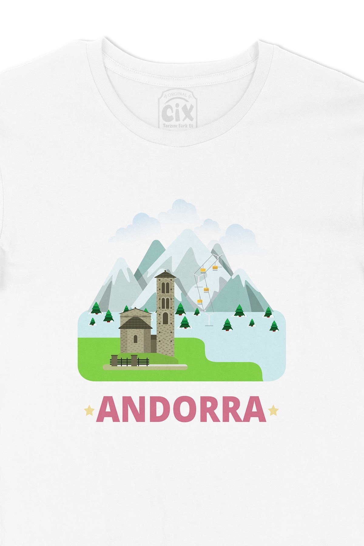Andorra Tişört