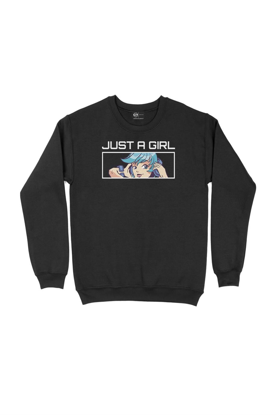 Anime Kız Çizimli Sweatshirt Anime Kız Çizimli Sweatshirt - Ücretsiz Kargo