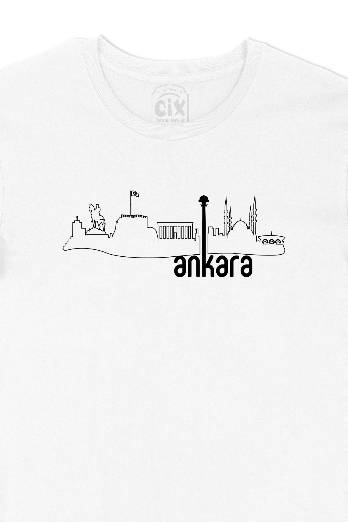 Ankara Çizimli Tişört