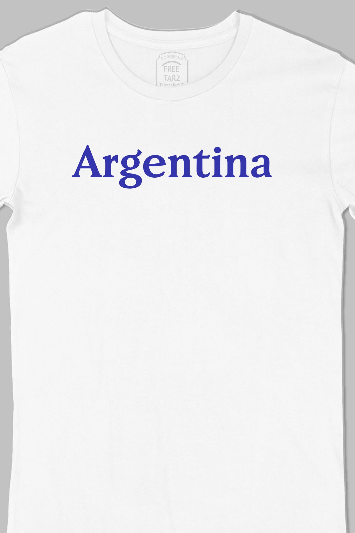 Arjantin Argentina Büyük Baskılı Beyaz Tişört Arjantin Argentina Büyük Baskılı Beyaz Tişört - Ücretsiz Kargo