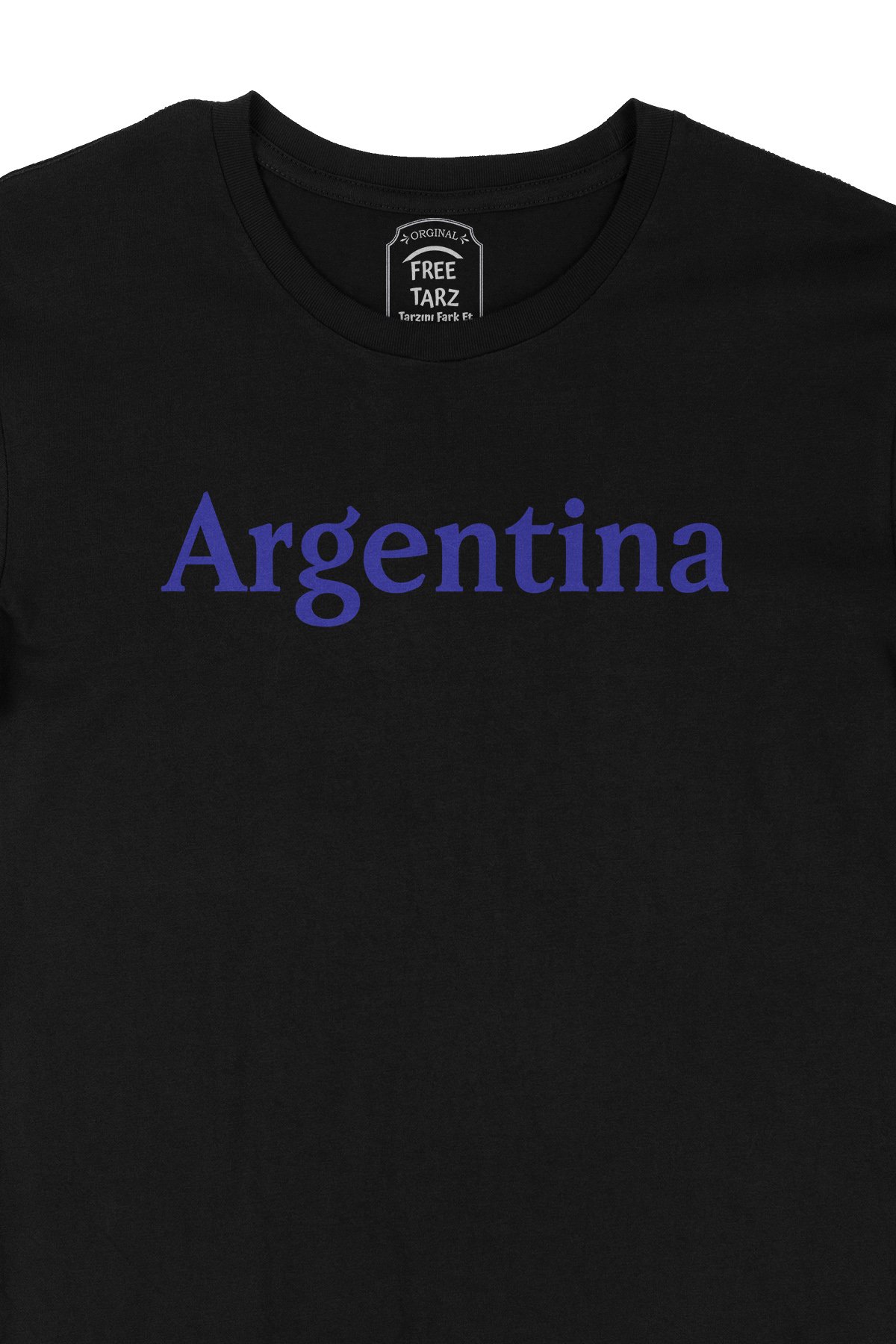 Arjantin Argentina Büyük Baskılı Siyah Tişört Arjantin Argentina Büyük Baskılı Siyah Tişört - Ücretsiz Kargo