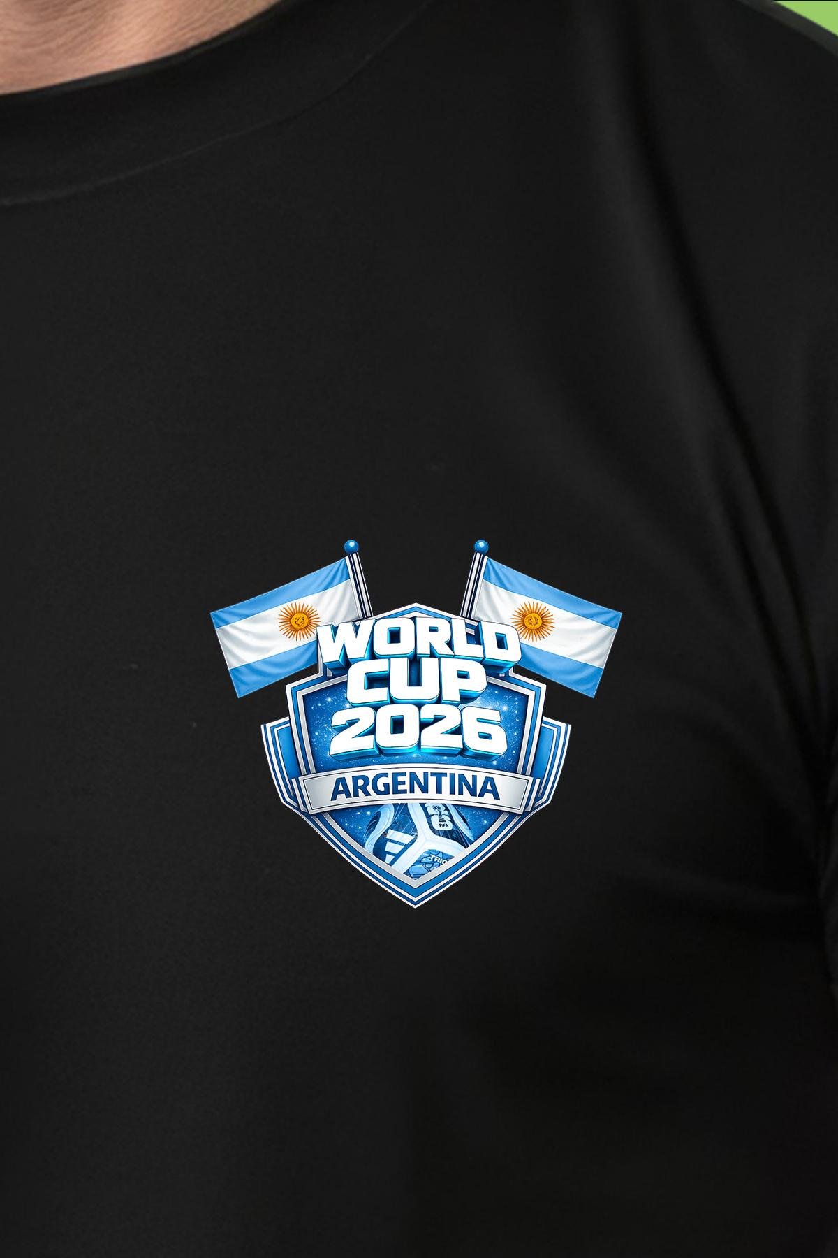 Arjantin Dünya Kupası 2026 Siyah Tişört Arjantin Dünya Kupası 2026 Siyah TişörtÜcretsiz Kargo İmkanı