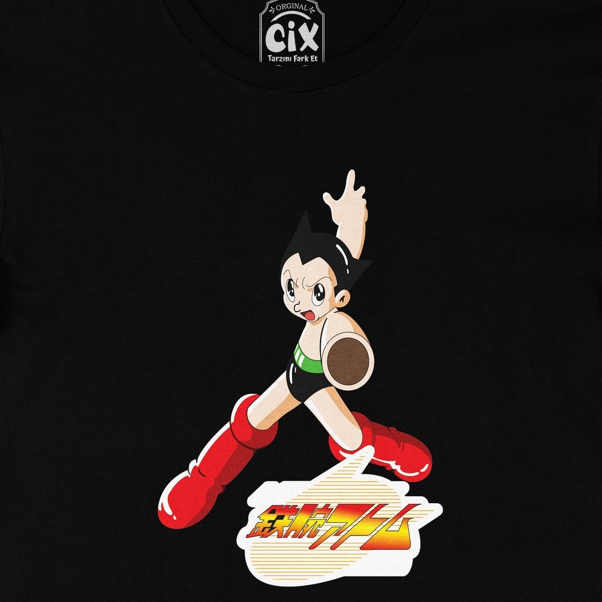 Astro Boy Siyah Tişört