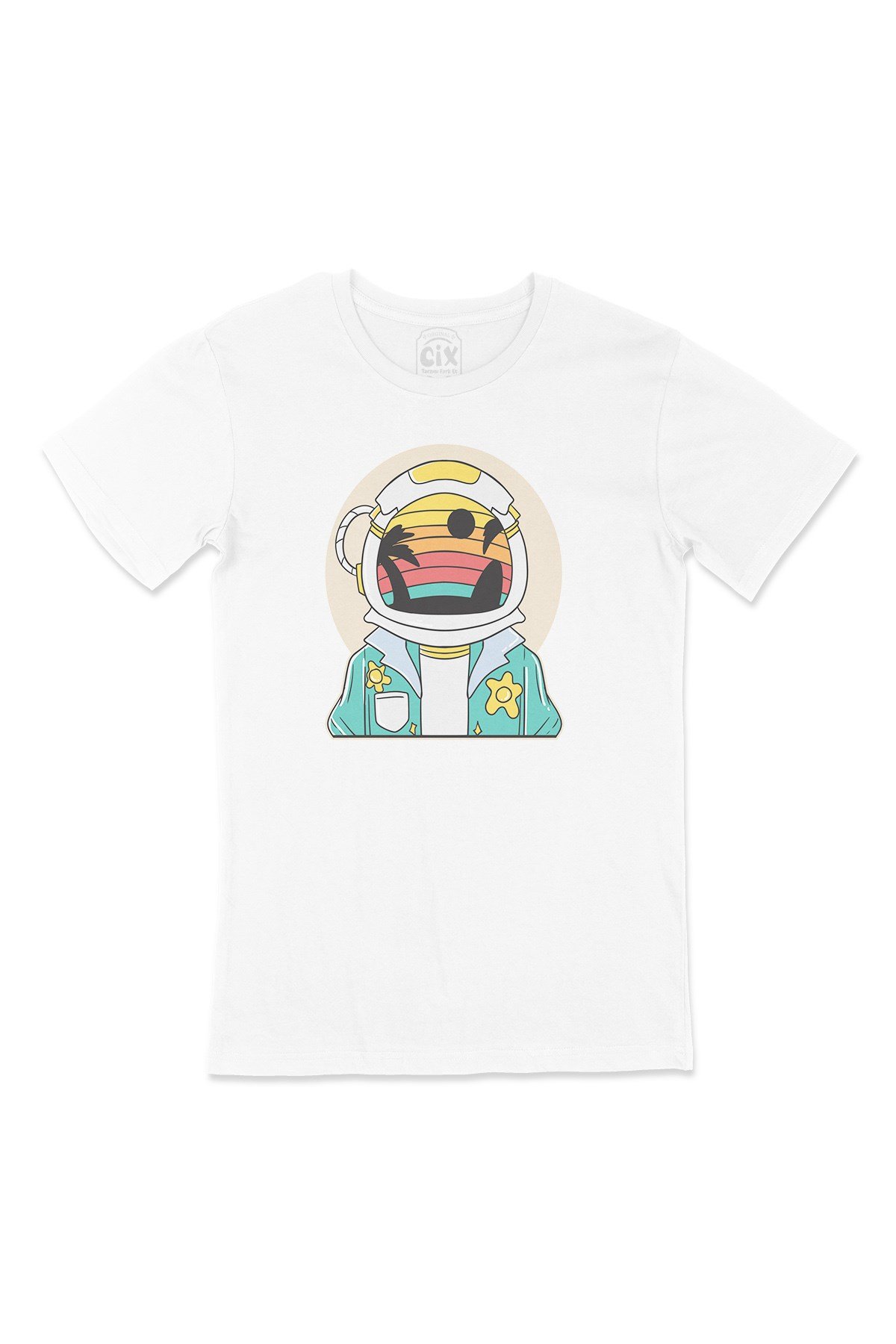 Astronot Uzayda Tişört
