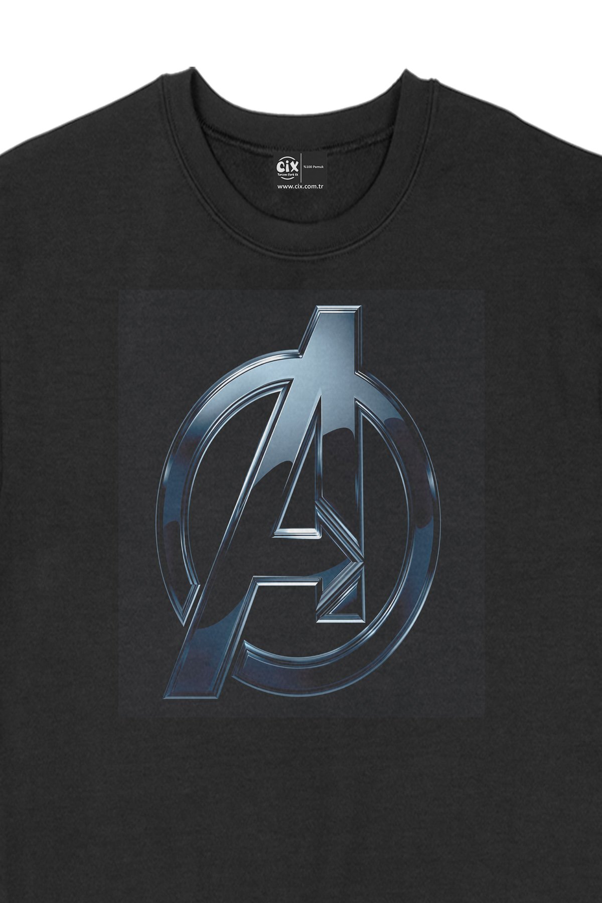 Avengers A Siyah Sweatshirt