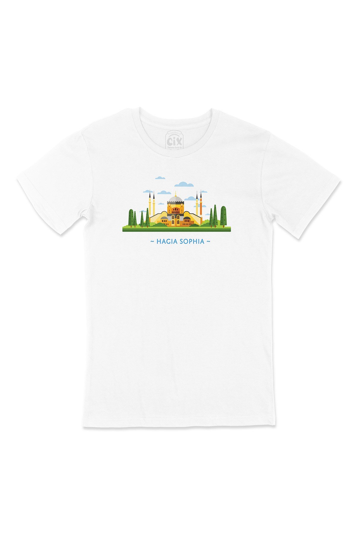 Ayasofya Çizimli Tişört