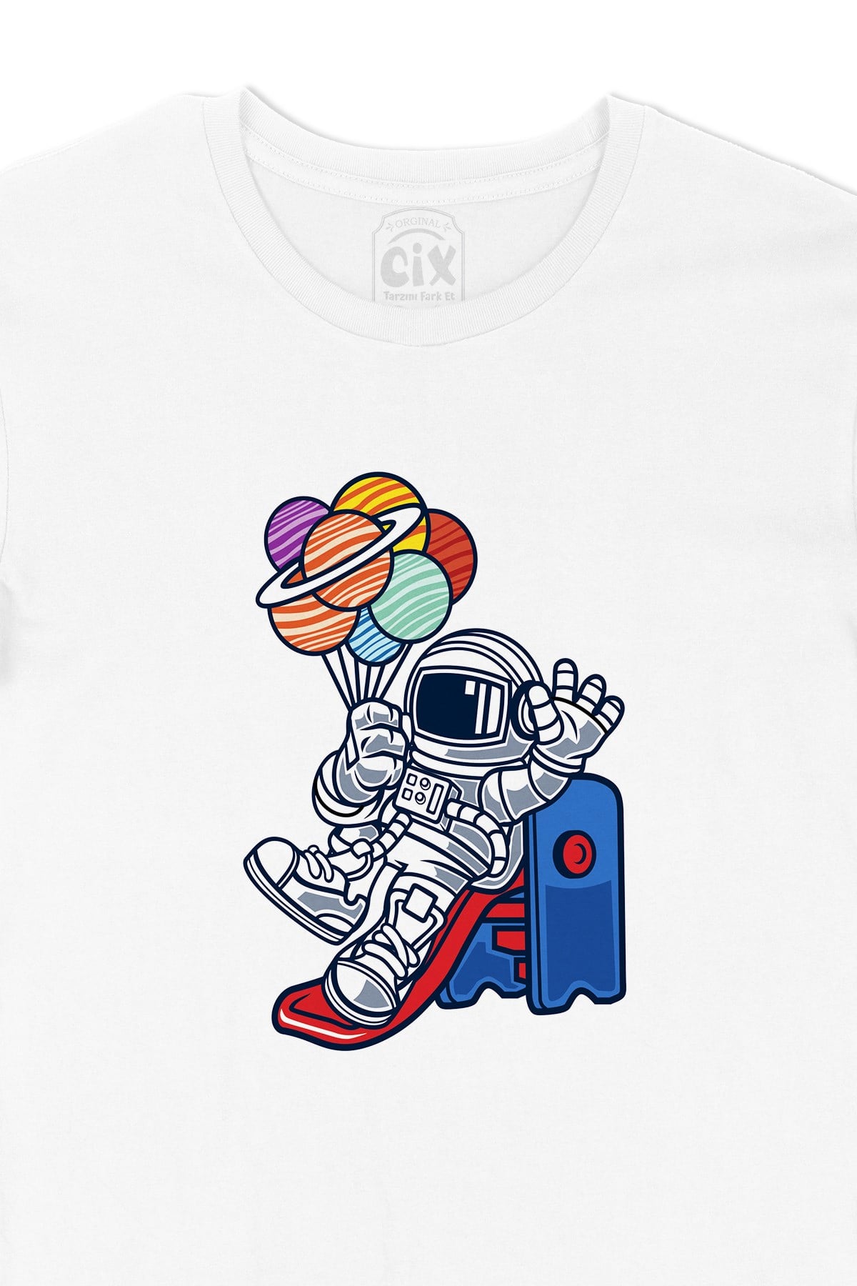 Balonlu Astronot Tişört