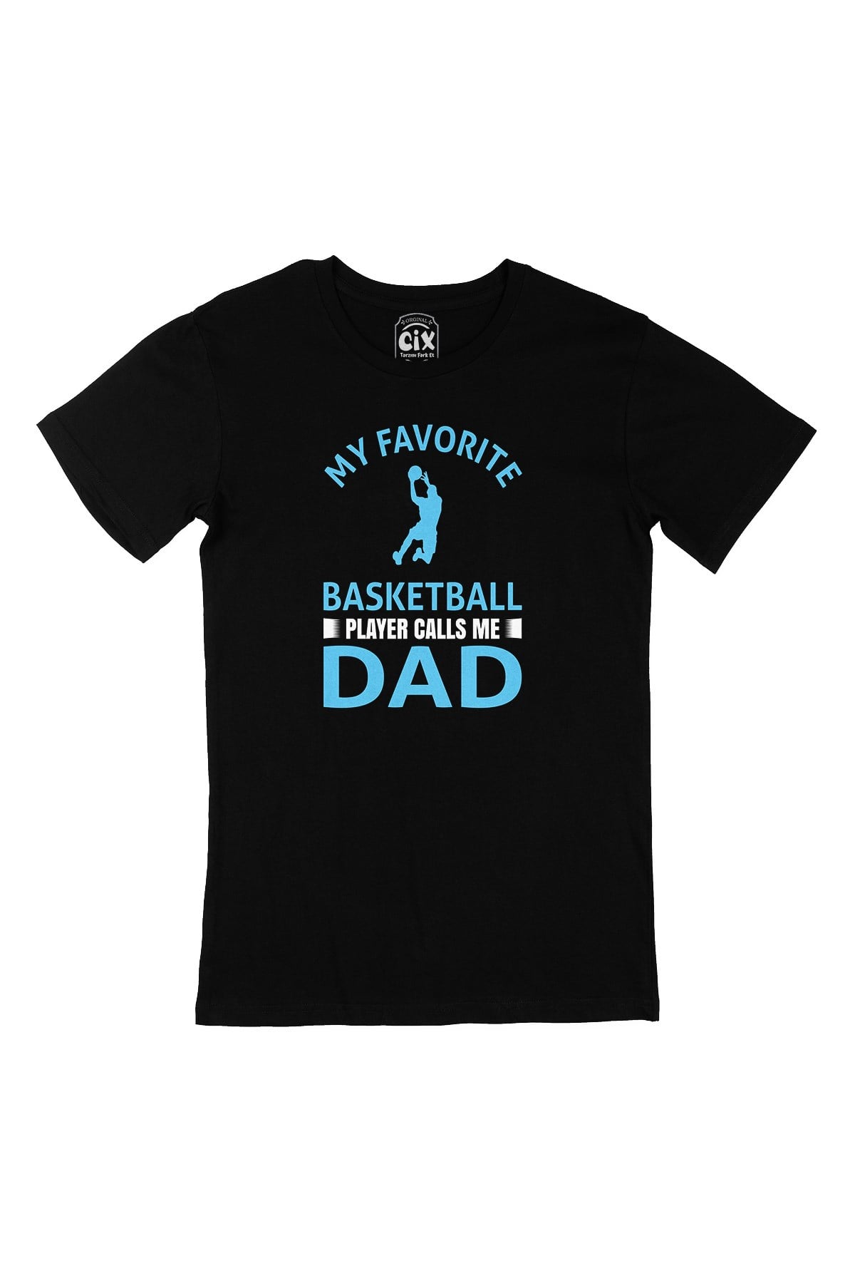 Basketball Father Siyah Tişört