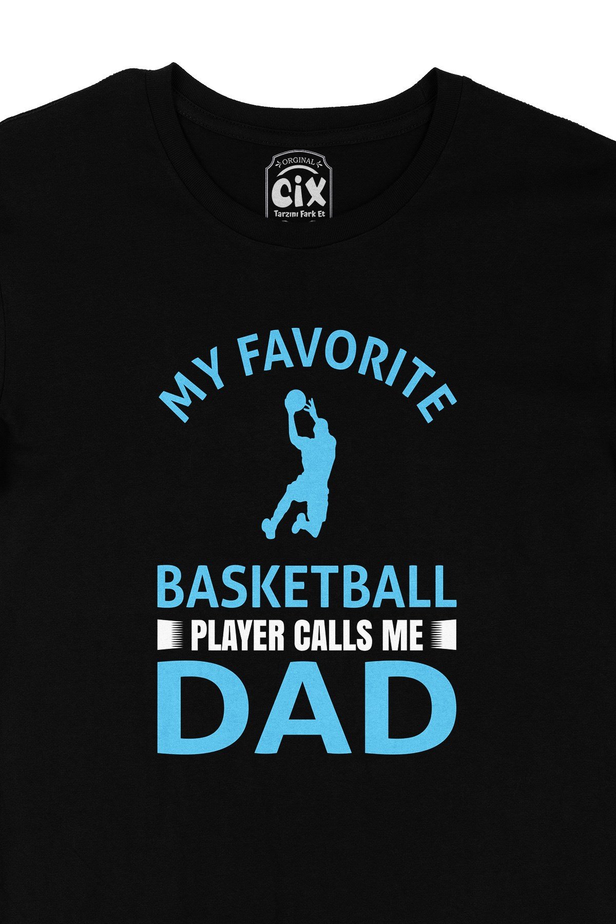 Basketball Father Siyah Tişört