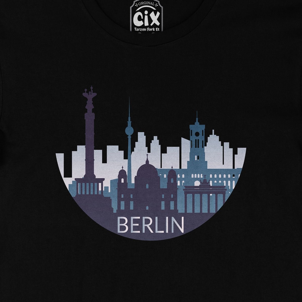Berlin Siyah Tişört