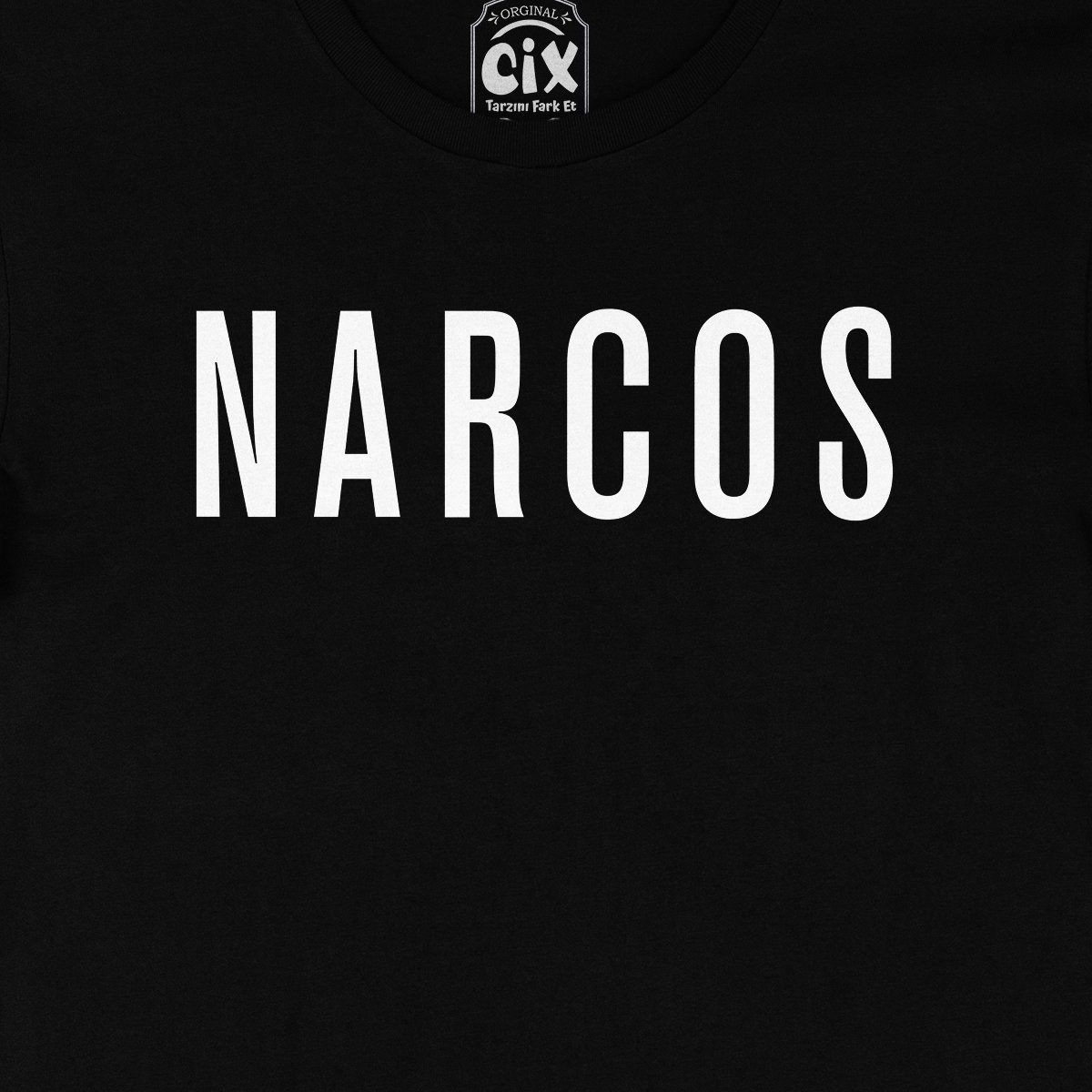Beyaz Narcos_Pablo Escobar Siyah Tişört