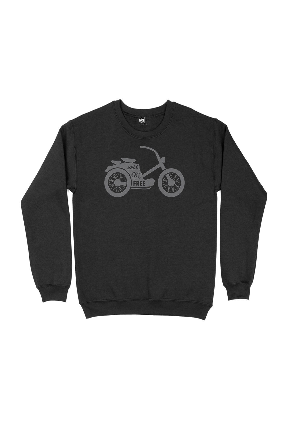 Bisiklet Siyah Sweatshirt