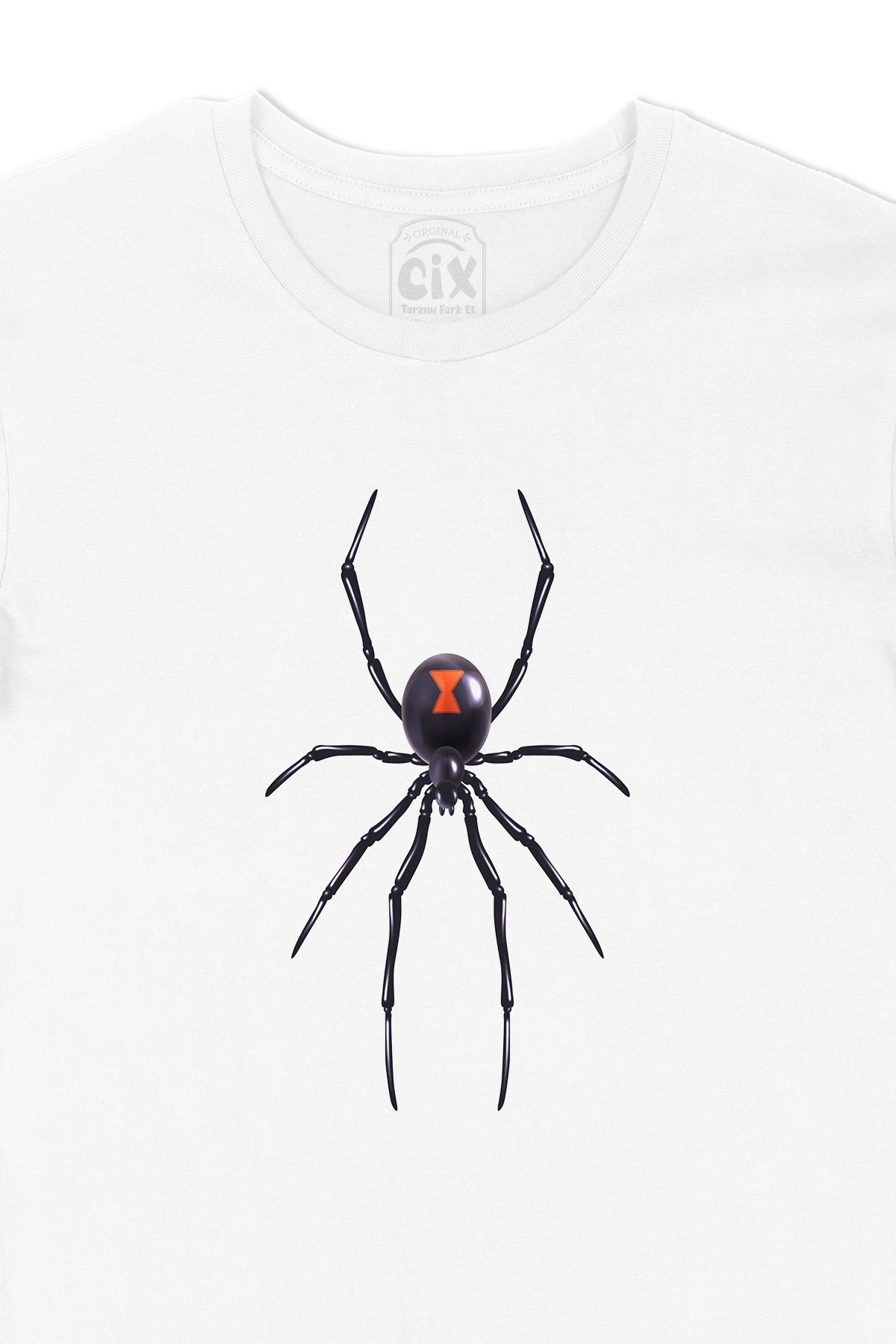 Black Widow Gerçek Örümcek Tişört