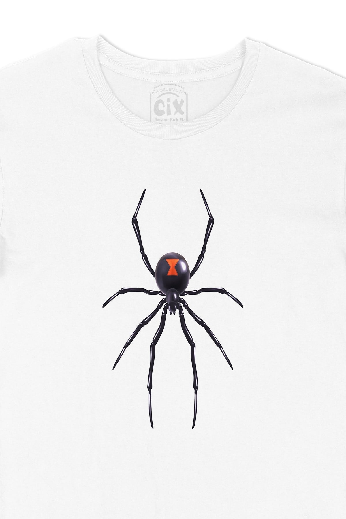 Black Widow Gerçek Örümcek Tişört