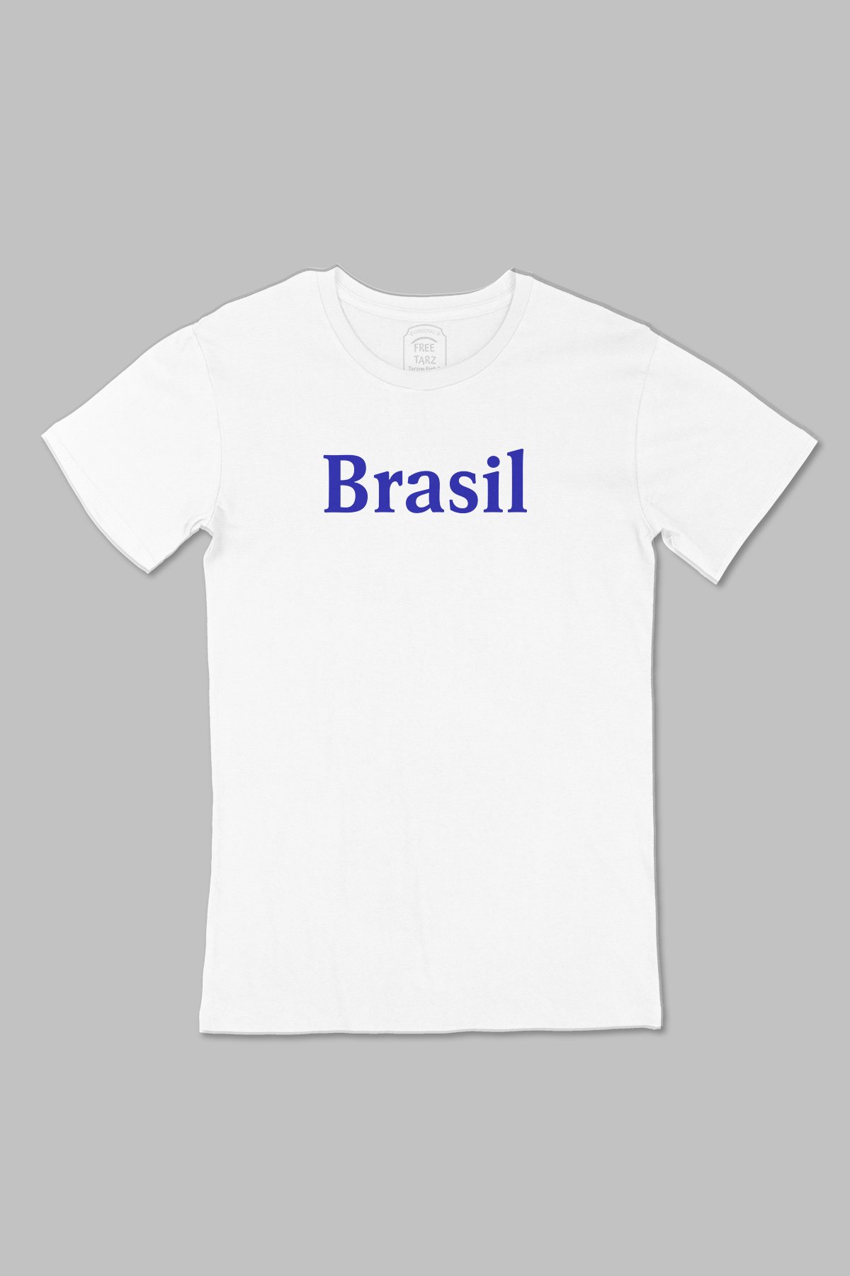 Brezilya Brasil Büyük Baskılı Beyaz Tişört Brezilya Brasil Büyük Baskılı Beyaz Tişört - Ücretsiz Kargo
