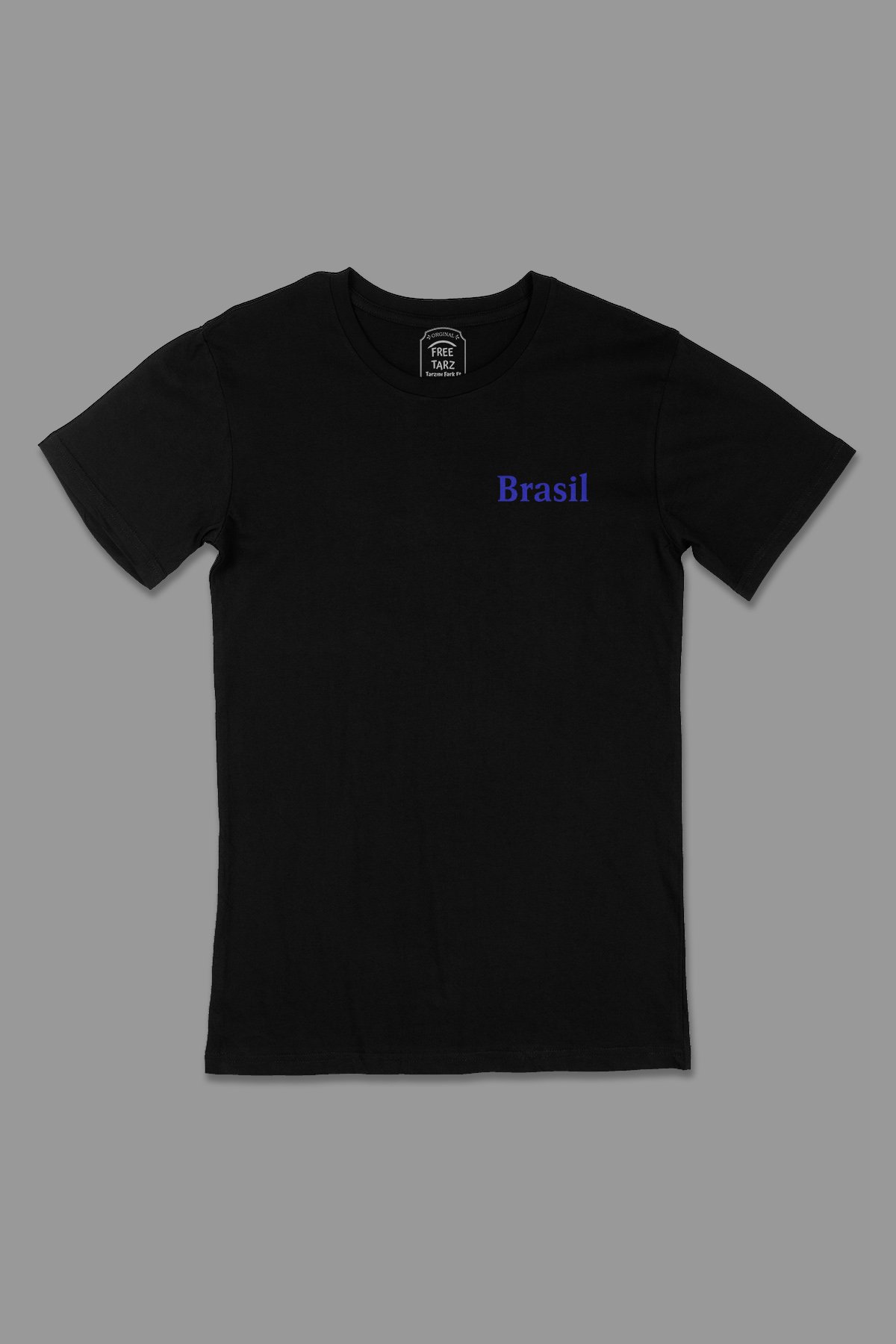Brezilya Brasil Cep Tasarımlı Siyah Tişört Brezilya Brasil Cep Tasarımlı Siyah Tişört - Ücretsiz Kargo