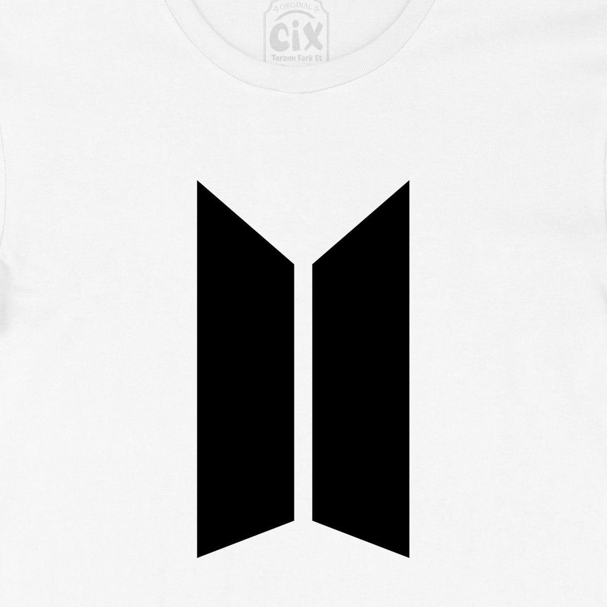 Bts Büyük Logolu Tişört