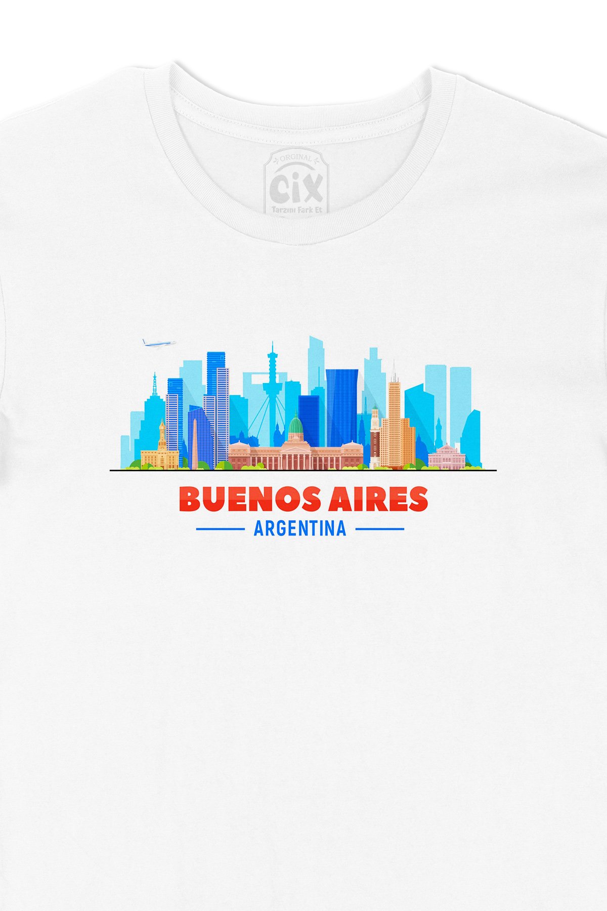 Buenos Aires Arjantin Manzaralı Tişört
