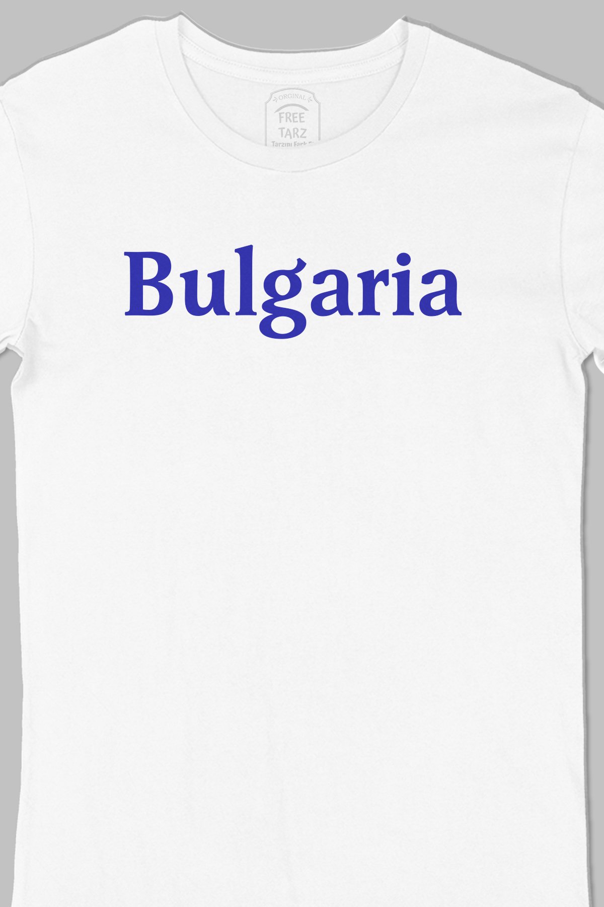 Bulgaristan Bulgaria Büyük Baskılı Beyaz Tişört Bulgaristan Bulgaria Büyük Baskılı Beyaz Tişört - Ücretsiz Kargo