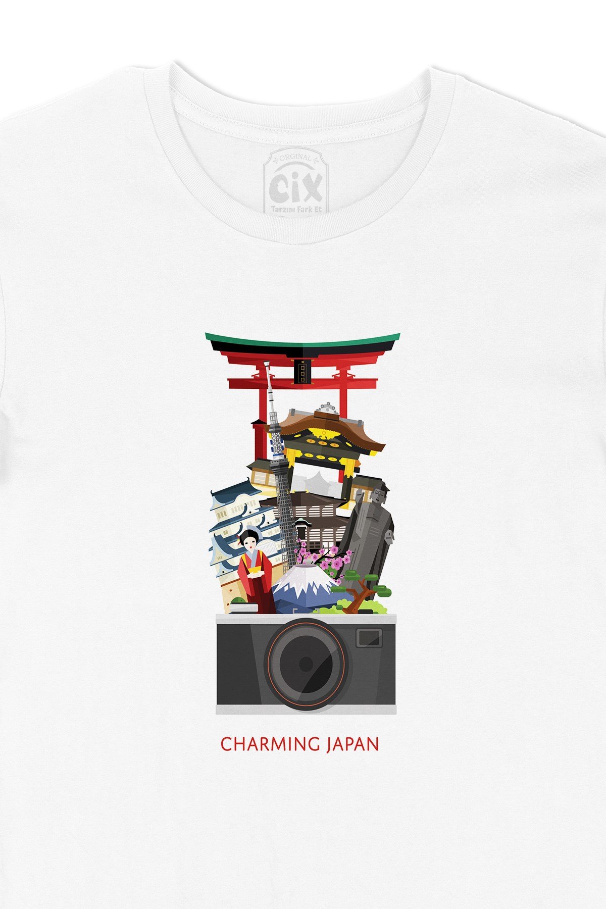 Büyüleyici Japonya Tişört