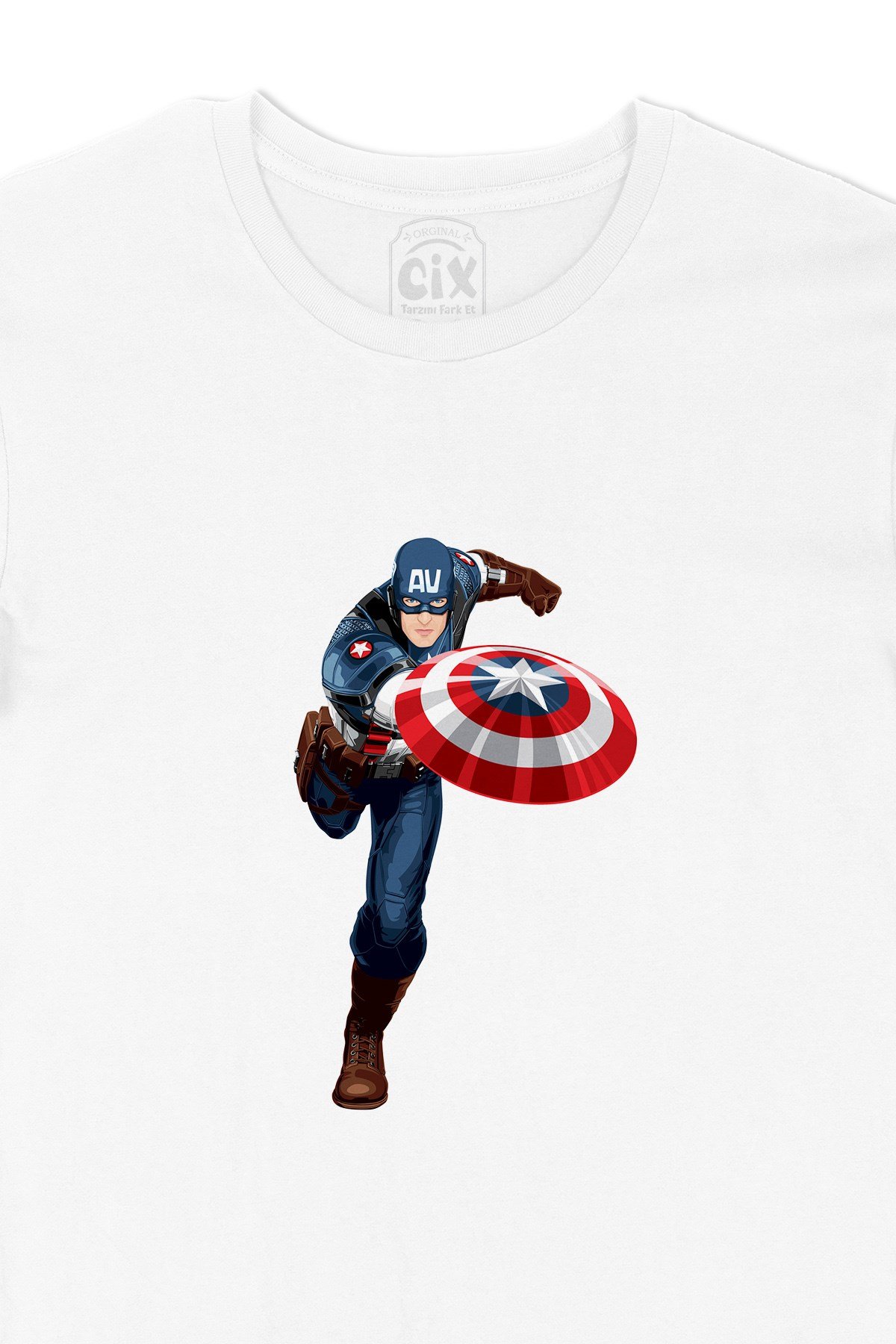 Captan America Tişört
