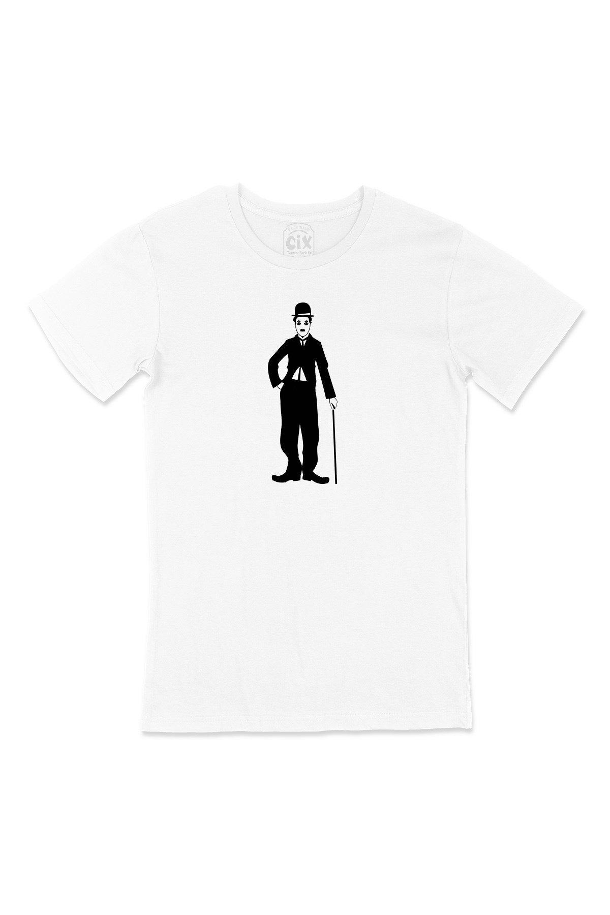 Charlie Chaplin Bastonlu Tişört