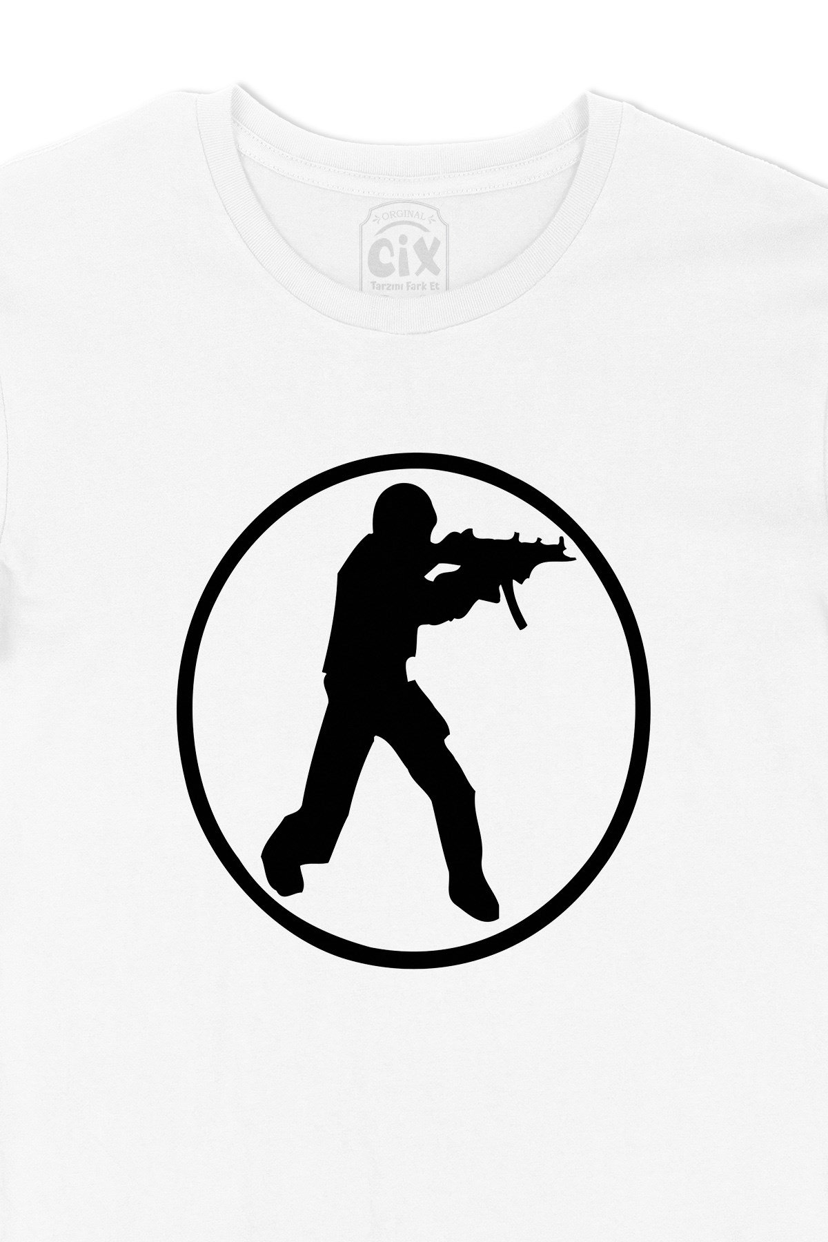 Counter Strike Logolu Tişört