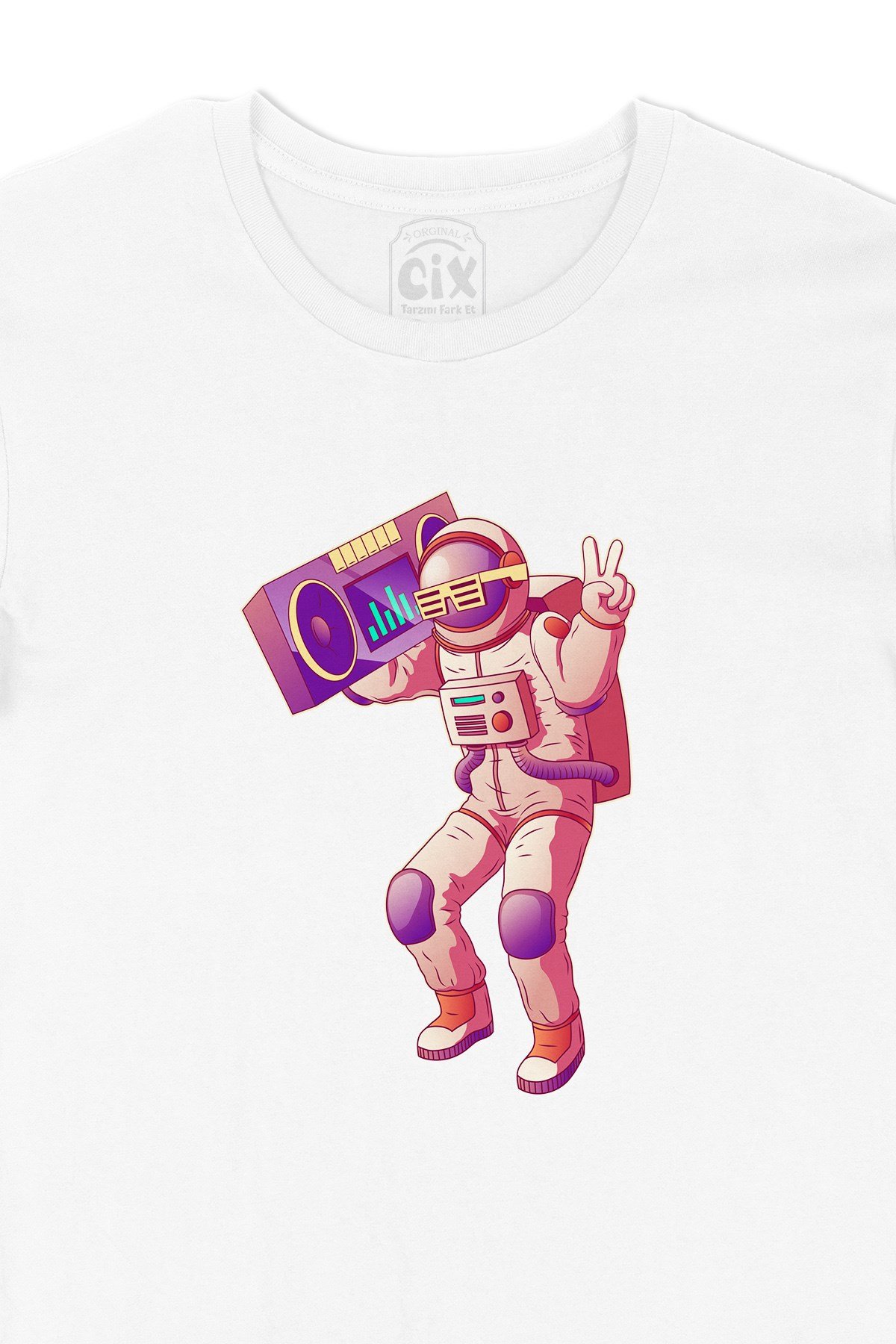 Dans Eden Astronot Tişört