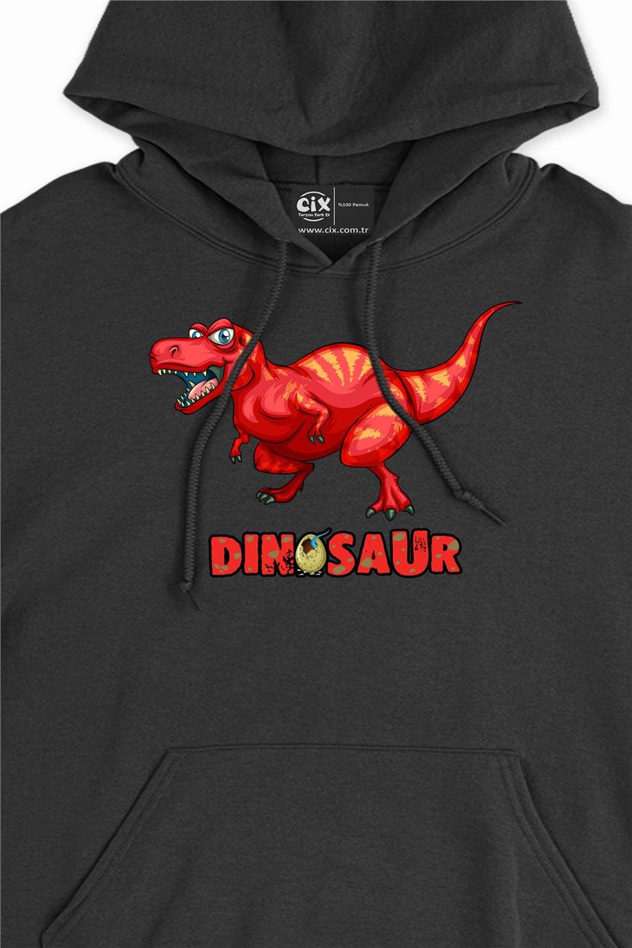Dinozor Park Kapşonlu Sweatshirt Hoodie Dinozor Park Kapşonlu Sweatshirt Hoodie - Ücretsiz Kargo