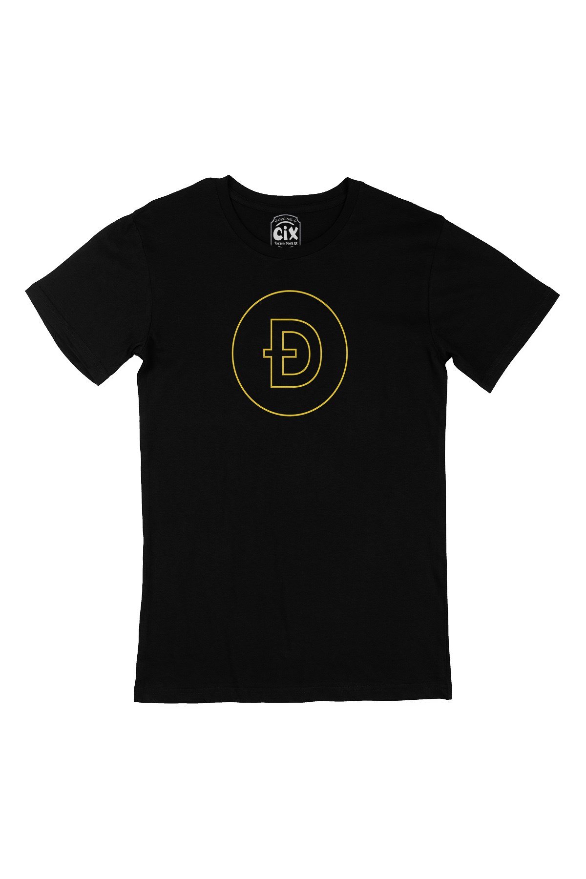 Doge Coin Kripto Siyah Tişört
