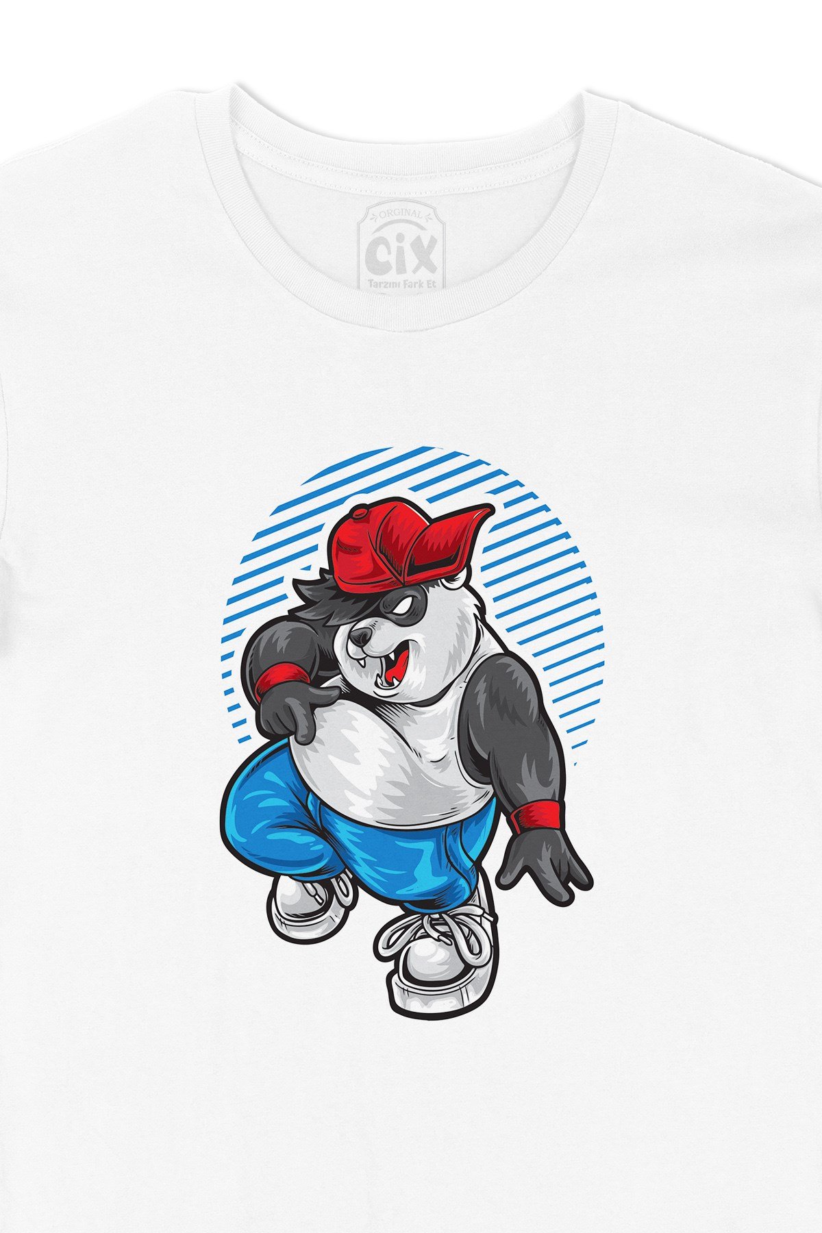 Eğlenen Panda Tişört