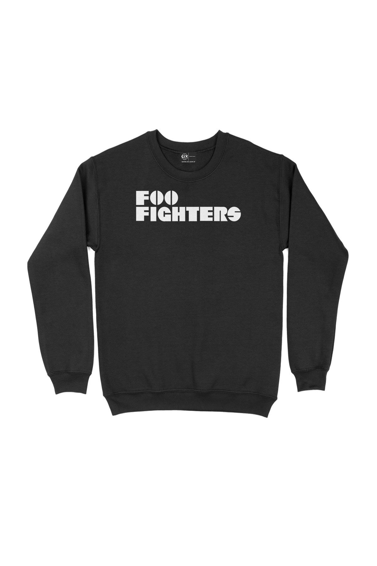 Foo Fighters Logolu Siyah Sweatshirt