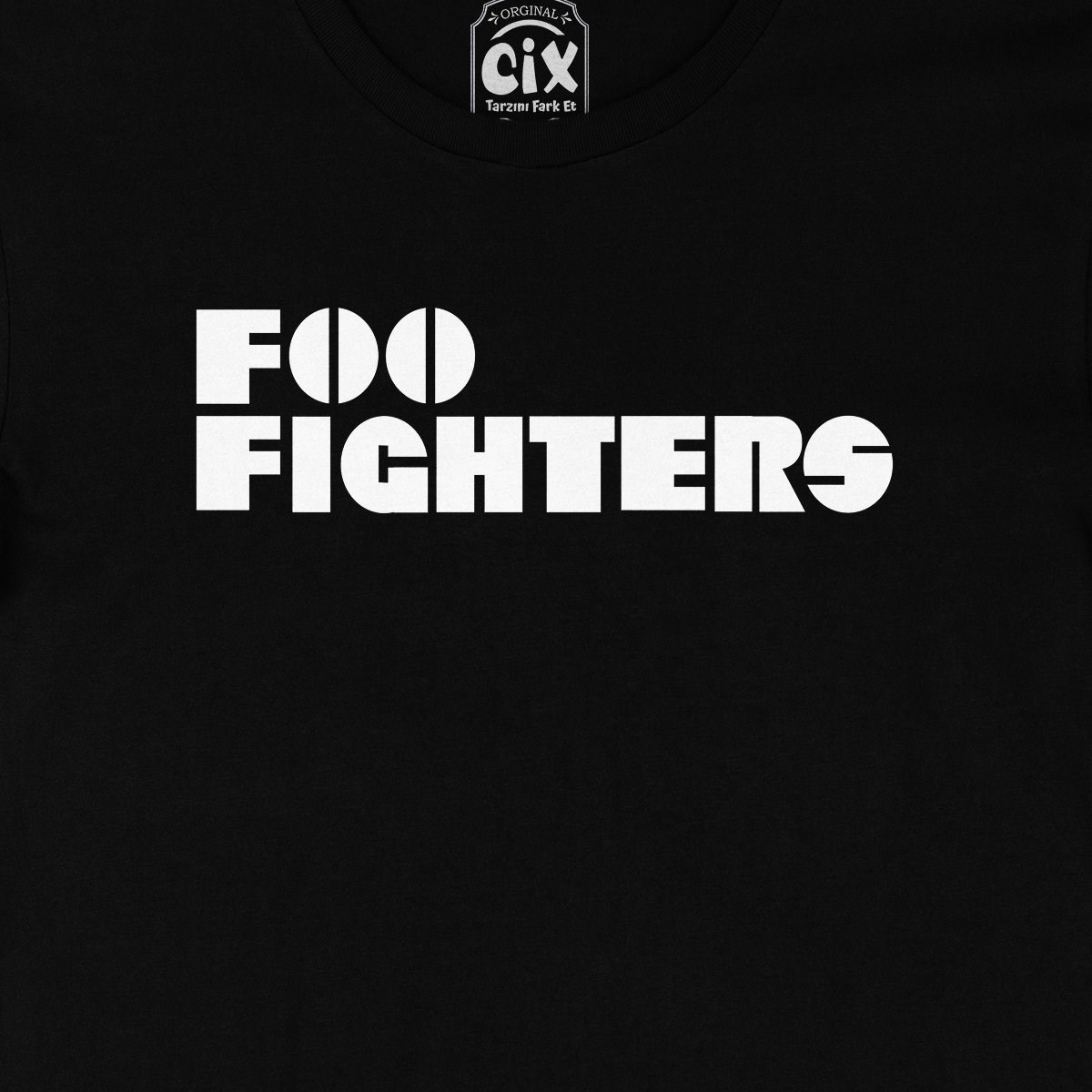 Foo Fighters Logolu Siyah Tişört