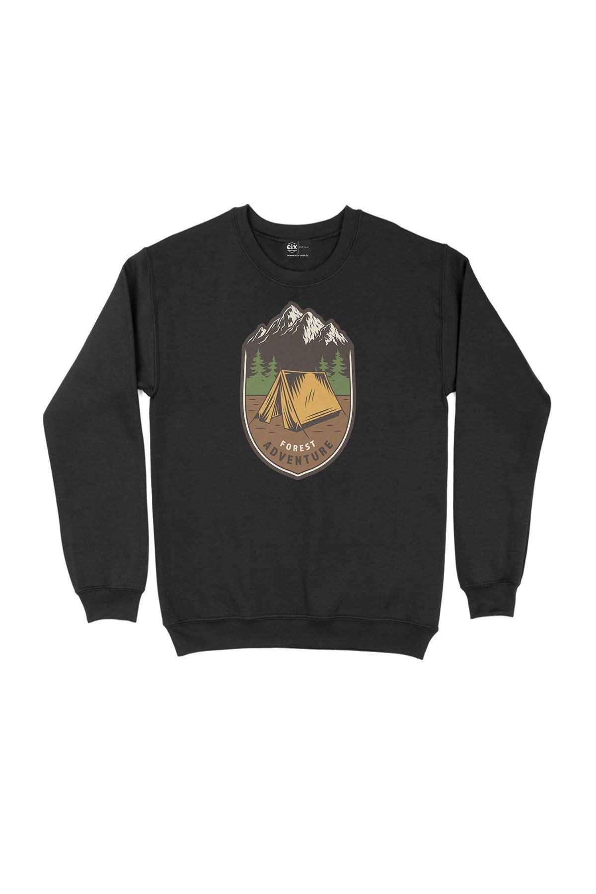 Forest Adventure Siyah Sweatshirt