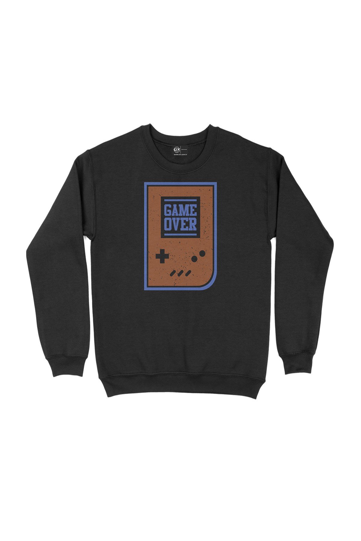 Game Over Siyah Sweatshirt