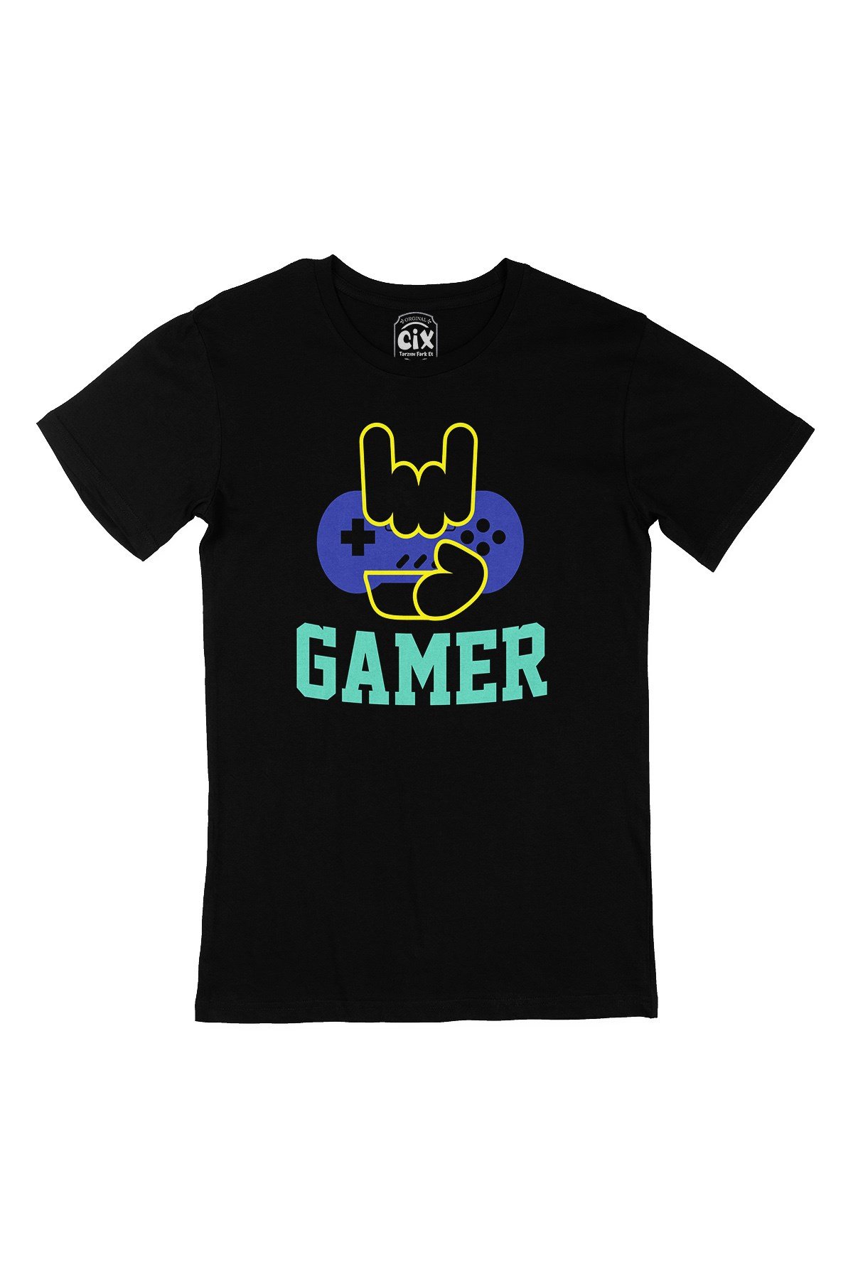 Gamer Hand Siyah Tişört