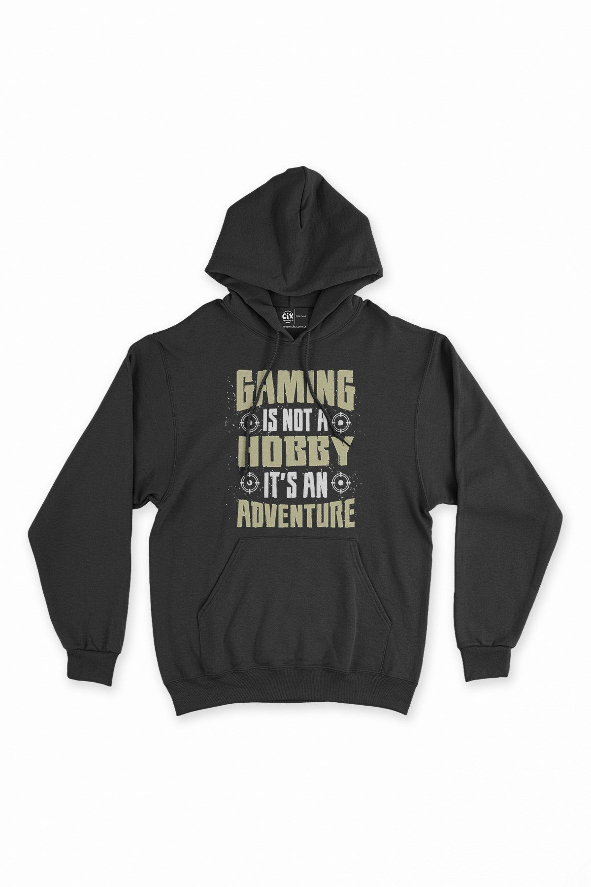 Gaming Is Not A Hobby Siyah Kapşonlu Sweatshirt Hoodie