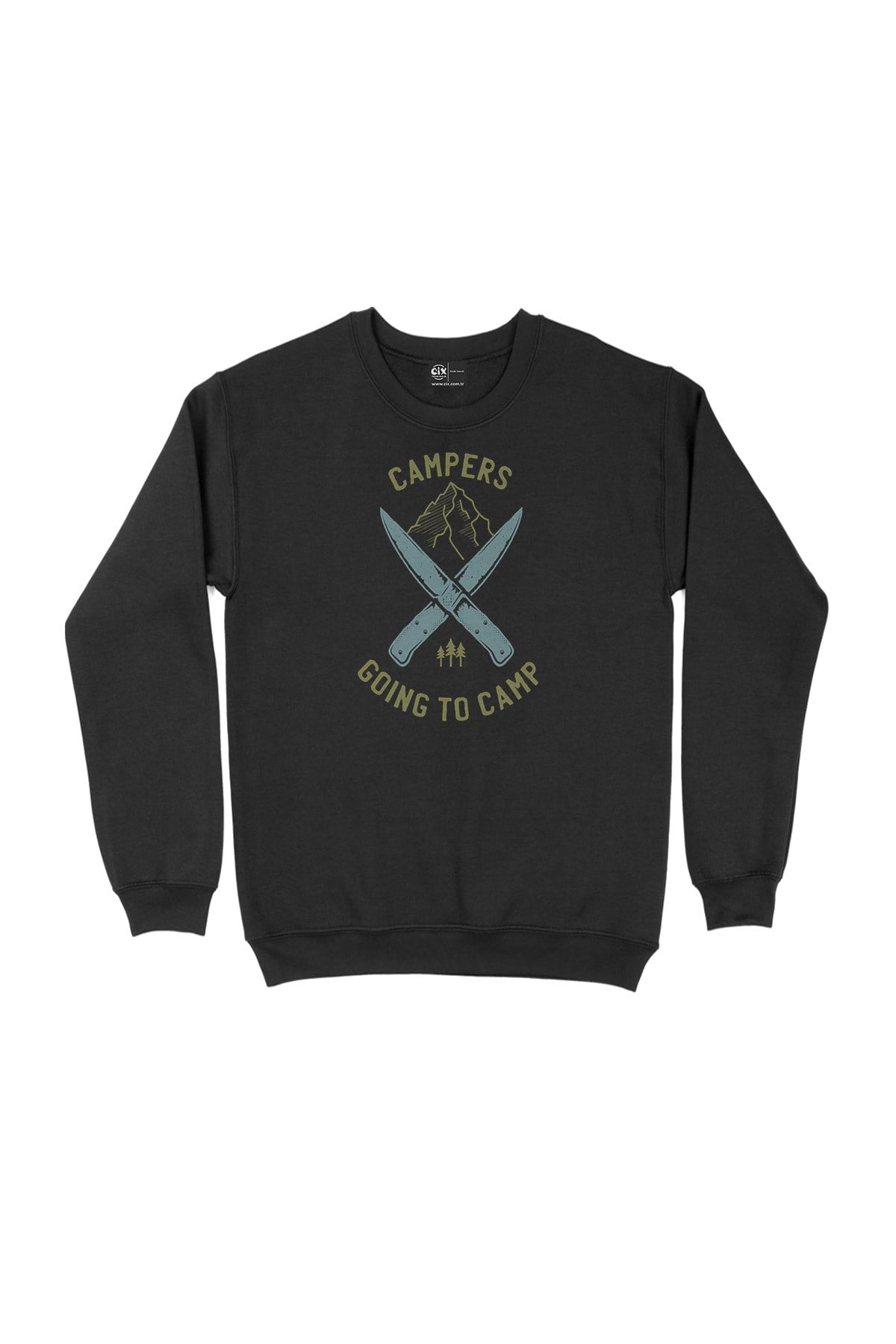Going To Camp Siyah Sweatshirt
