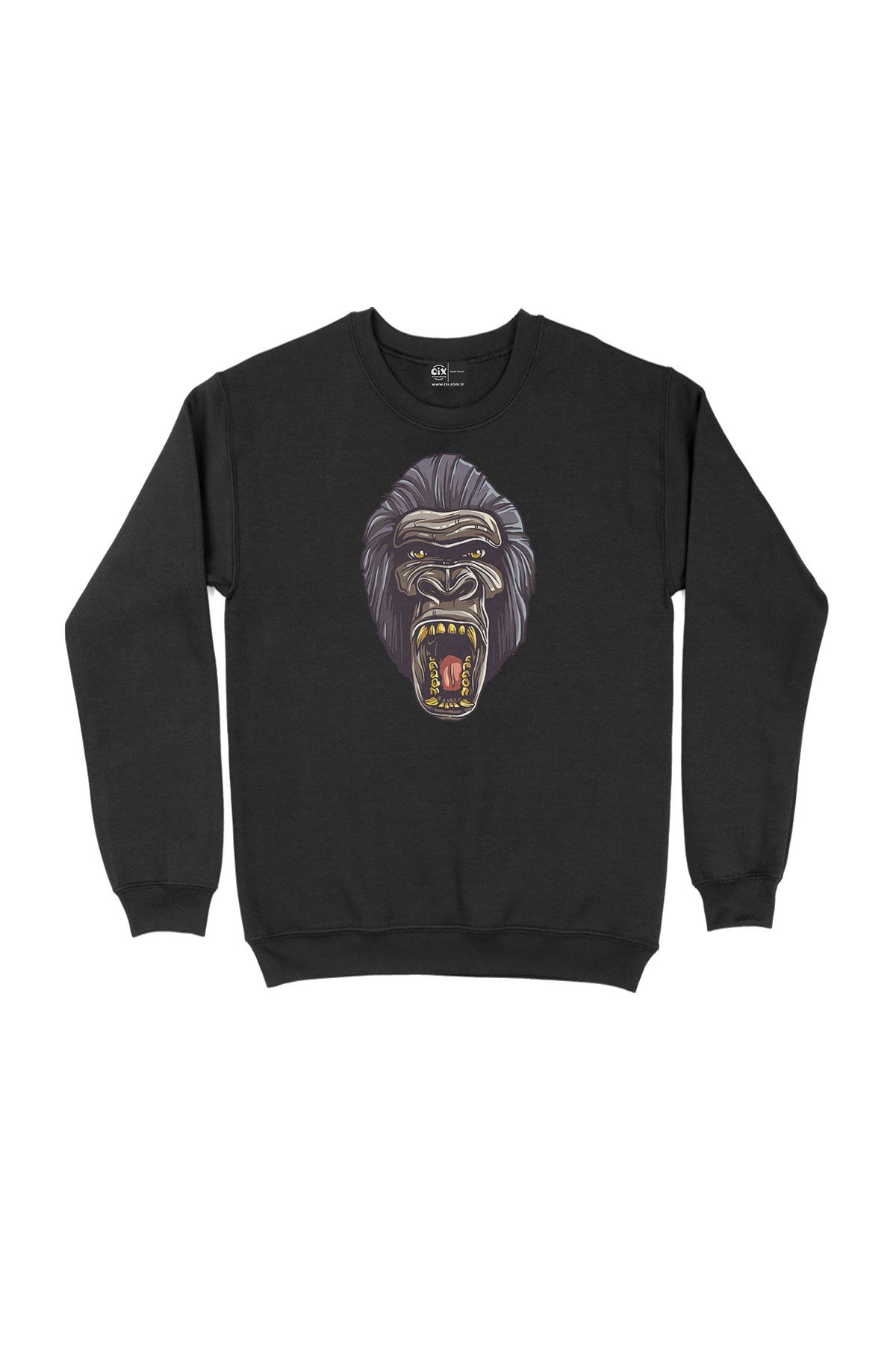 Goril Siyah Sweatshirt