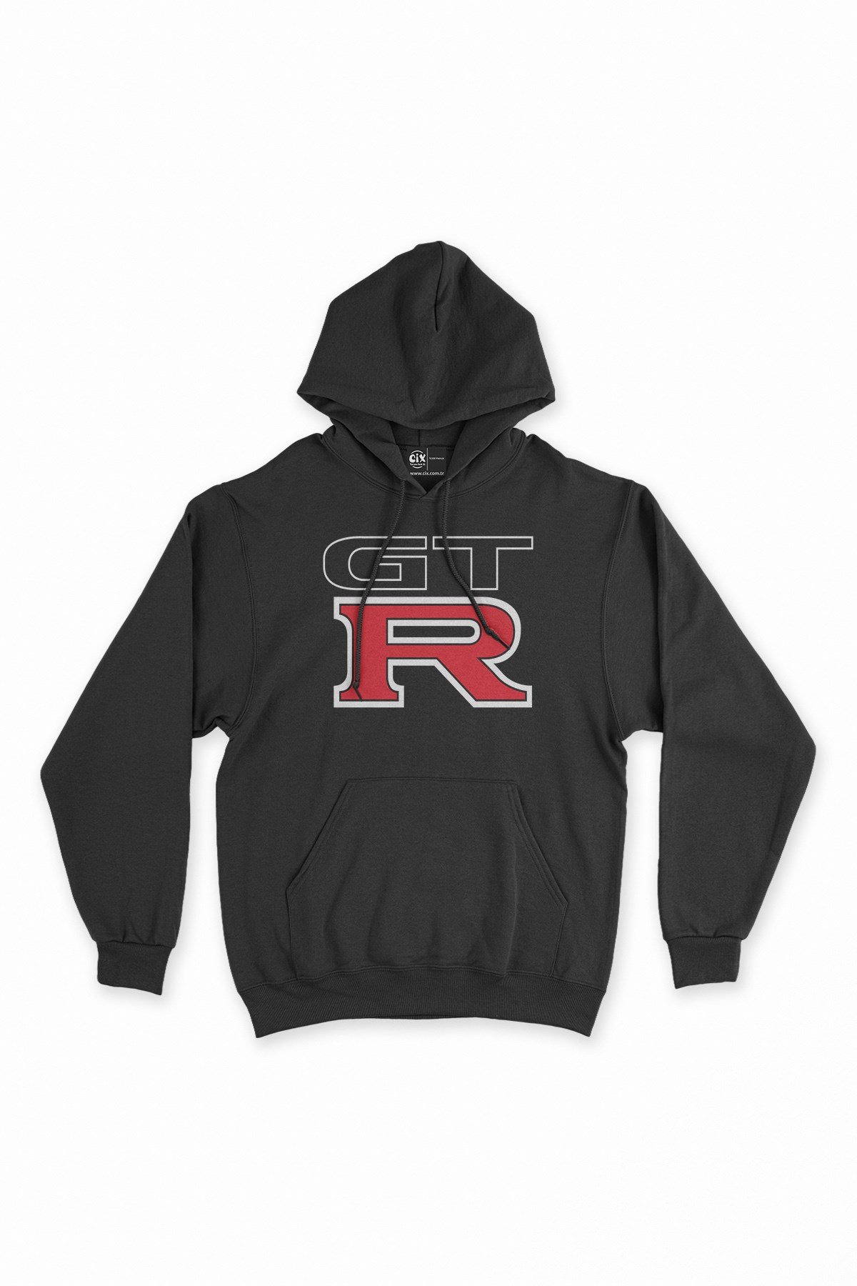 GTR Siyah Kapşonlu Sweatshirt Hoodie
