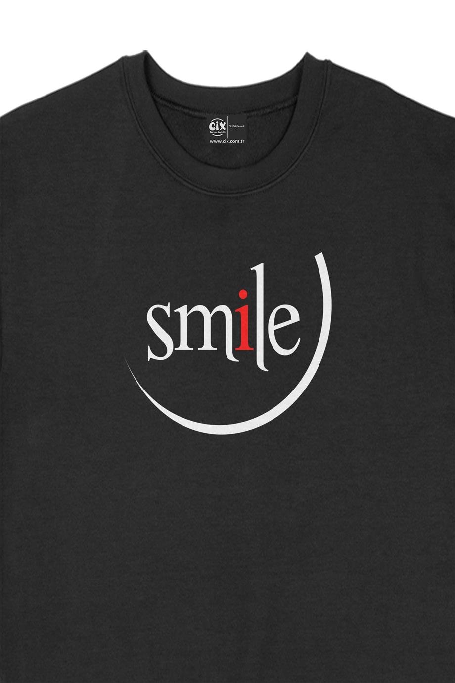 Gülümse Smile  Sweatshirt Gülümse Smile  Sweatshirt - Ücretsiz Kargo