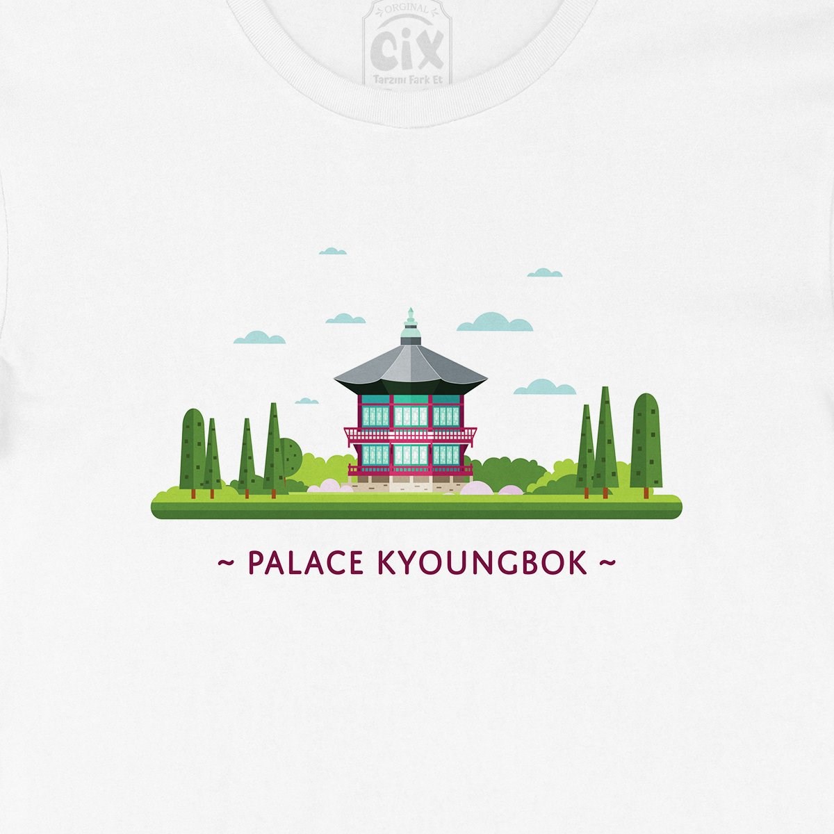 Gyeongbokgung Sarayı Tişört