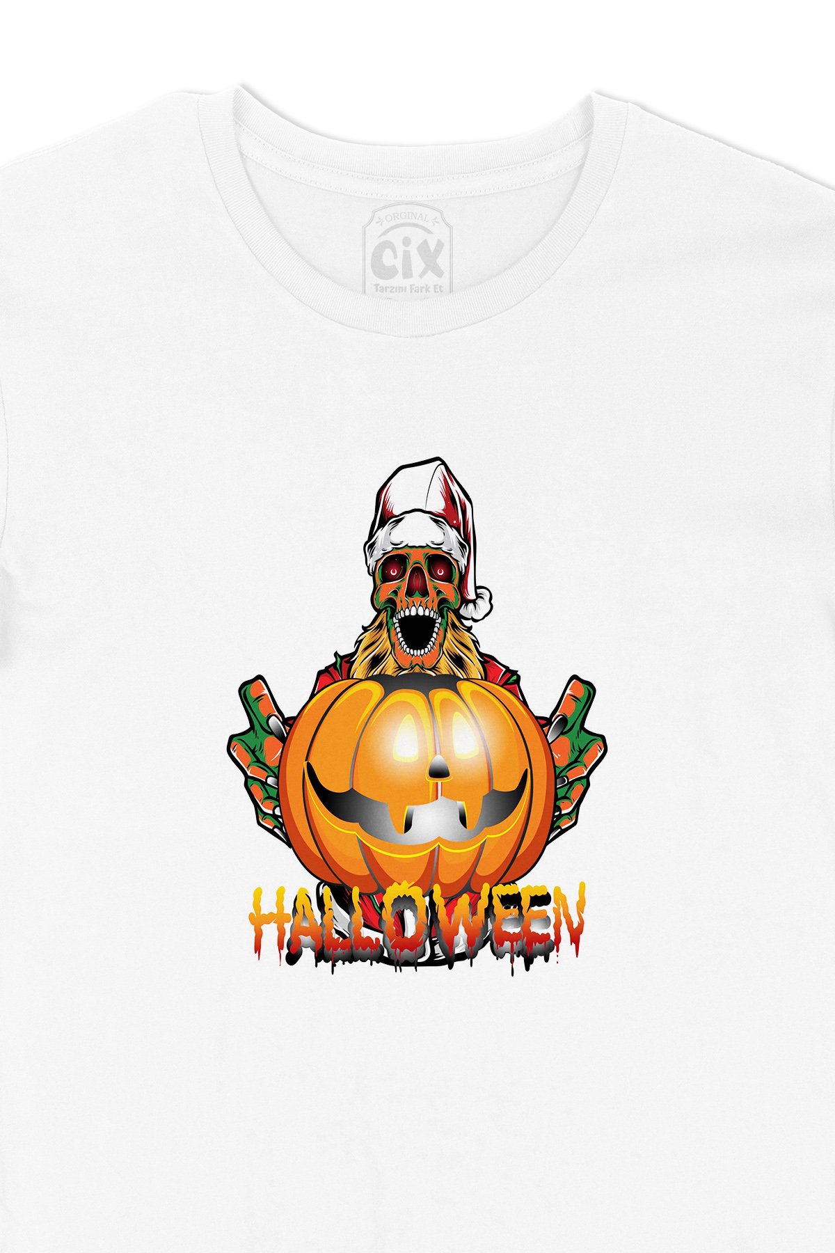 Halloween Kuru Kafa Tişört