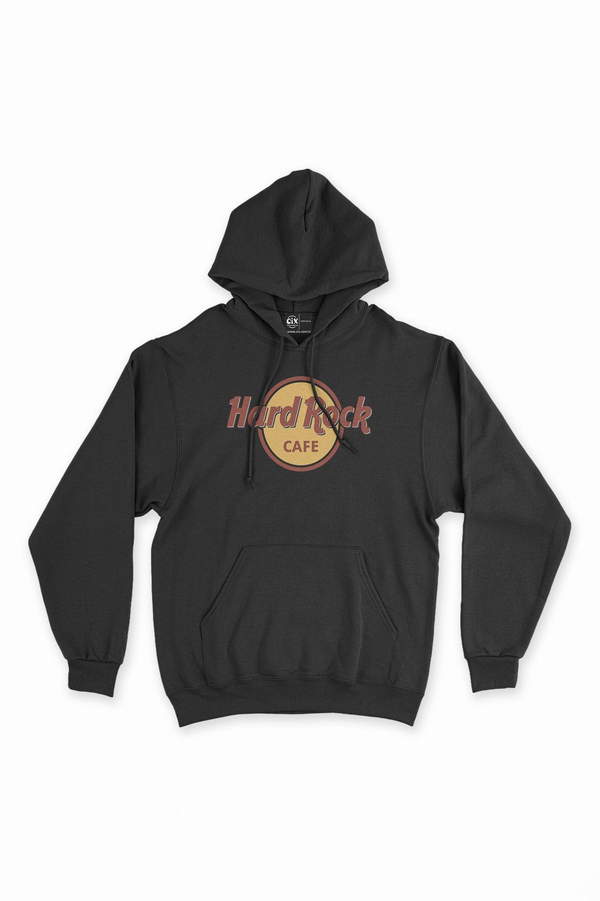 Hard Rock Cafe Siyah Kapşonlu Sweatshirt Hoodie