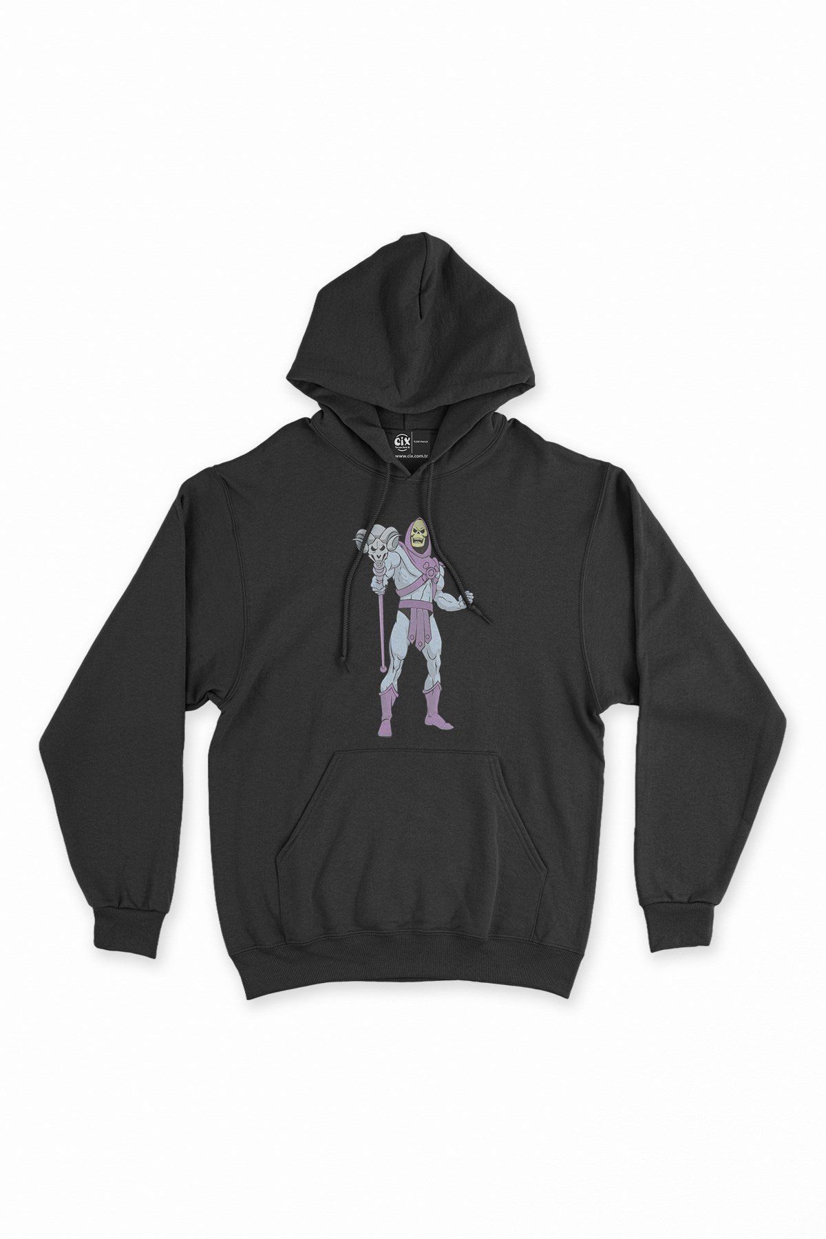 He-Man İskeletor Siyah Kapşonlu Sweatshirt Hoodie
