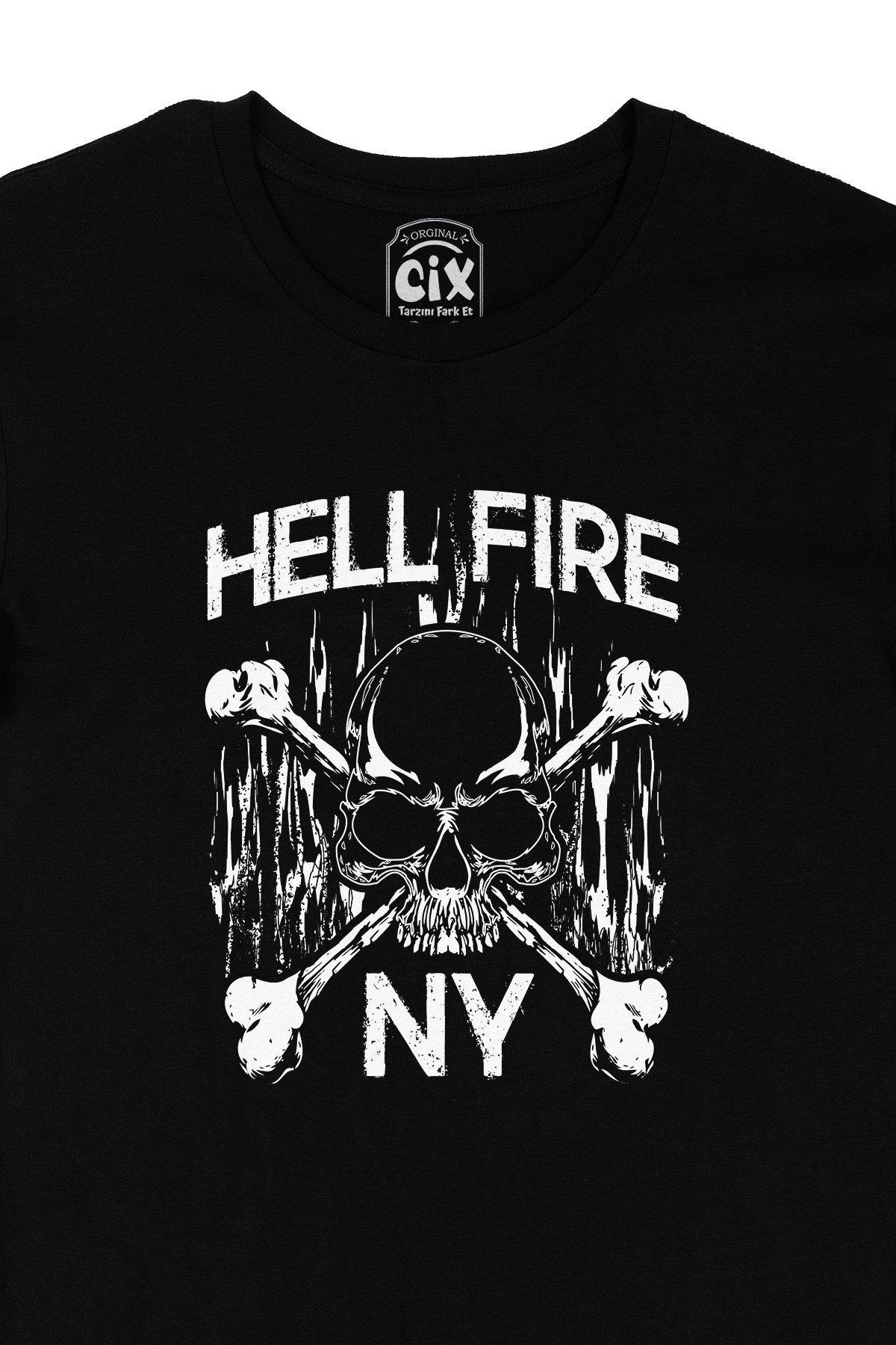 Hell Fire NY Siyah Tişört