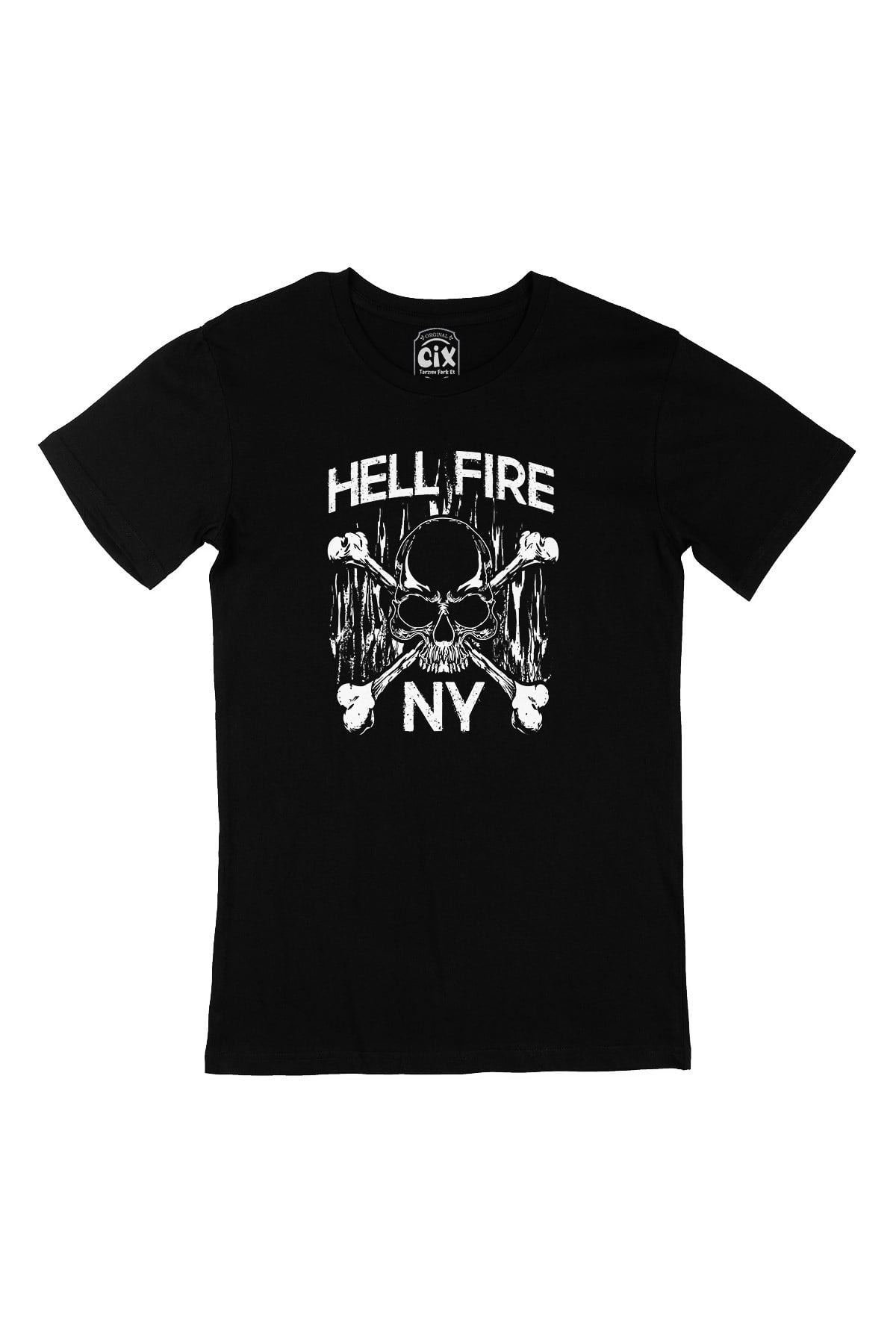 Hell Fire NY Siyah Tişört